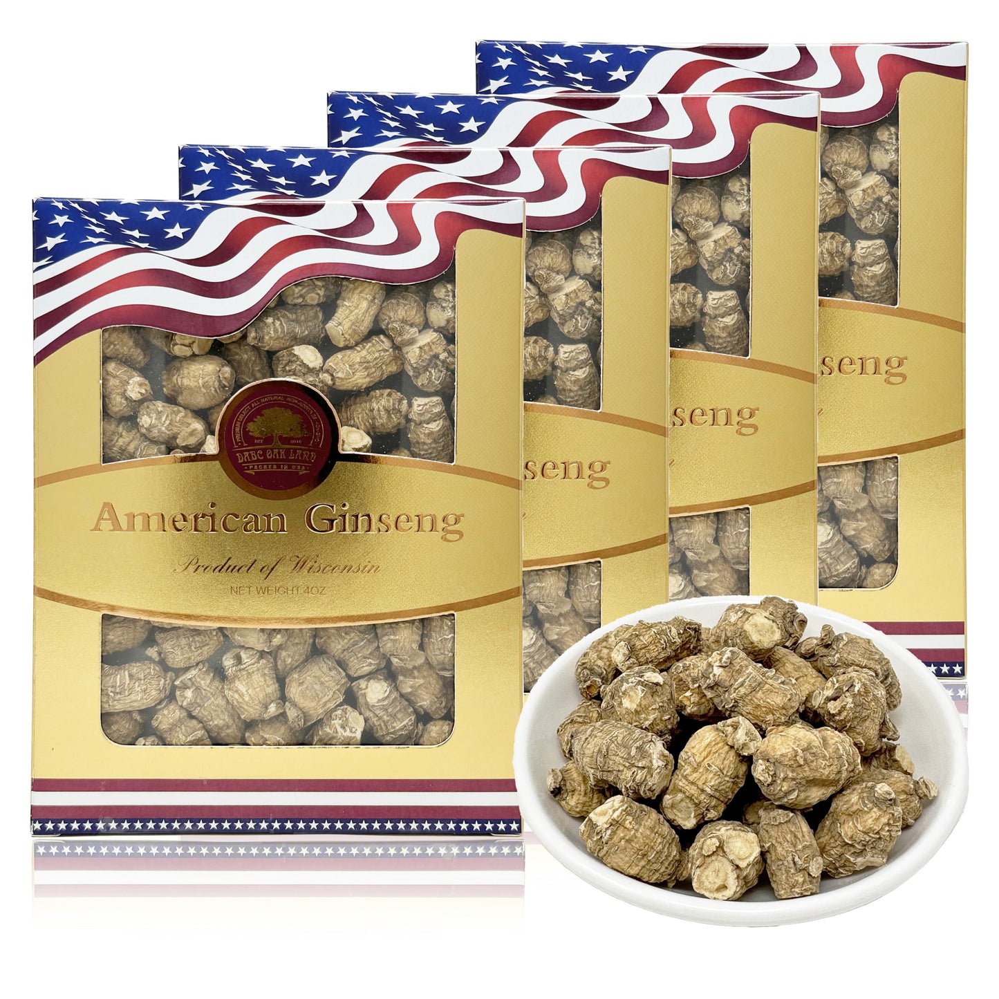 DABC OAK LAND Pearl Ginseng American Ginseng Tablets, 16 Count