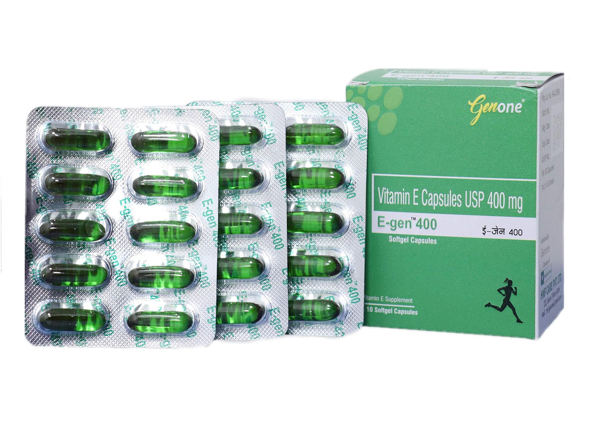 GENONE E-Gen 400 Vitamin E Capsule, 30 Capsules