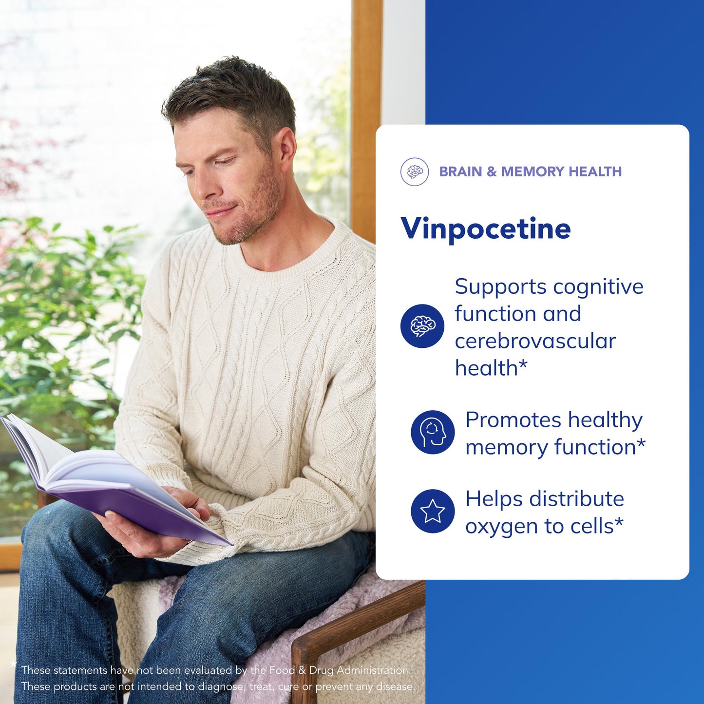 Pure Encapsulations Vinpocetine 20 mg Brain & Cerebrovascular Support Memory Support Gluten-Free & Non-GMO Capsules, 120 Count