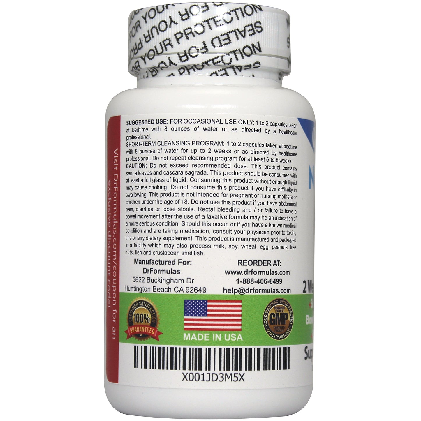 DrFormulas Probiotics for Women Weight Loss | Men & Women Colon Cleanse Detox | Nexabiotic 2 Week Fast & Quick Pills, Diet Supplements 30 Capsules