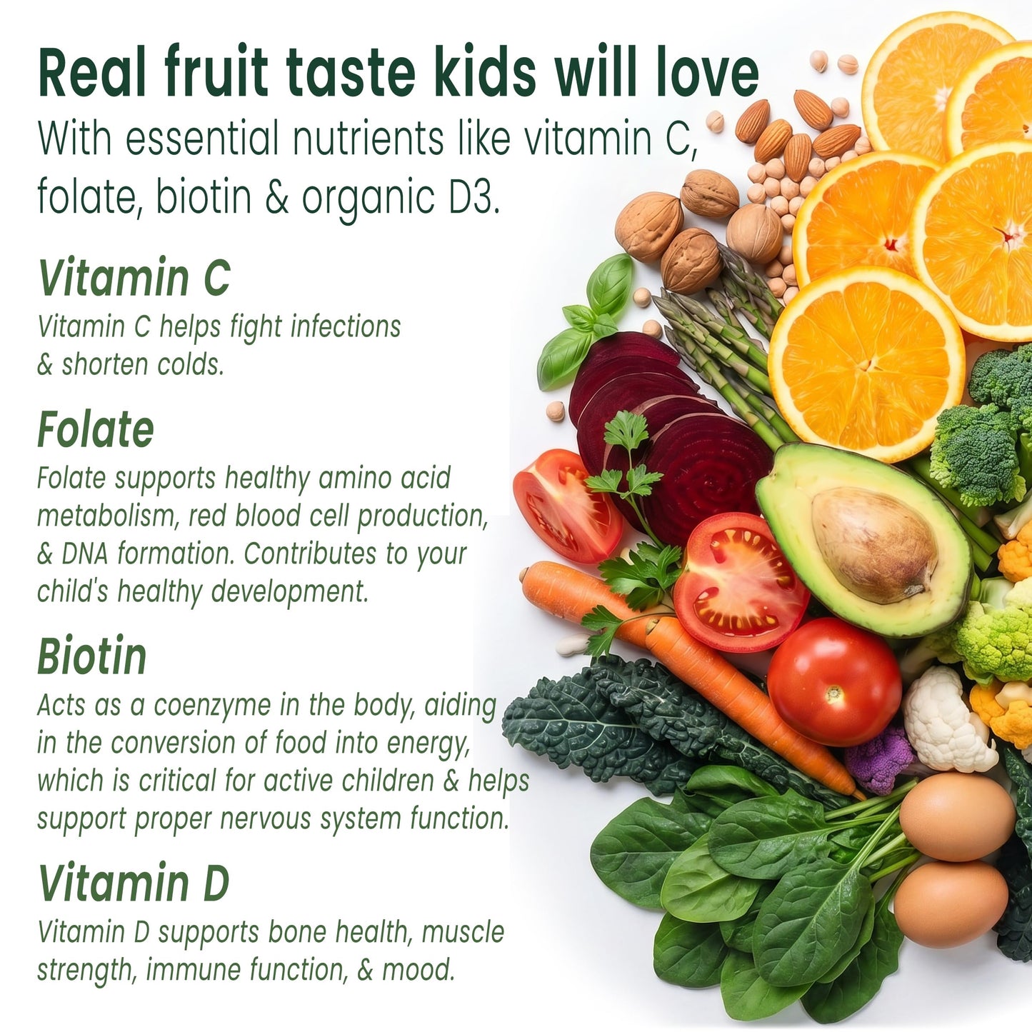 Sunsoil Supplements Kid's Complete Multivitamin Organic Gummies, 60 Count