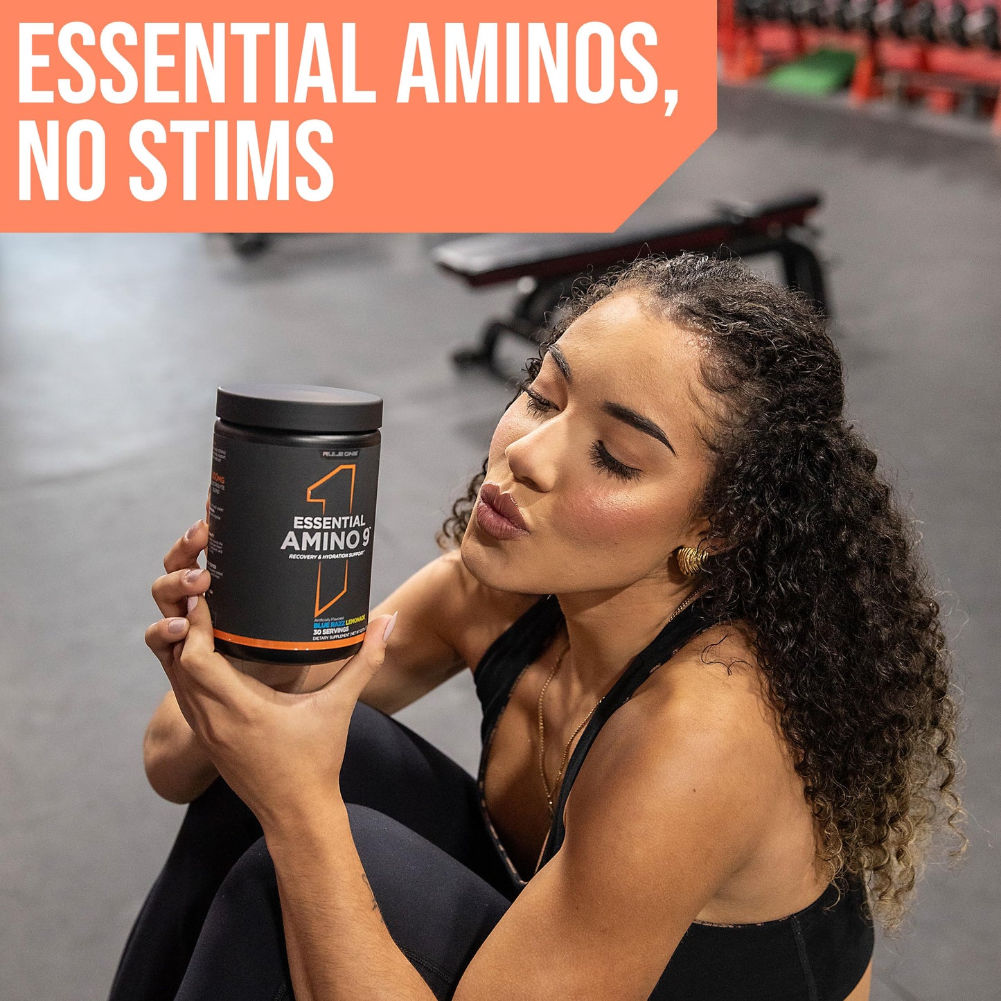 Rule 1 Proteins Essential Amino 9 – Recovery & Hydration Support with 7.5g of Essential Amino Acids + Electrolytes Powder, 12 Ounce