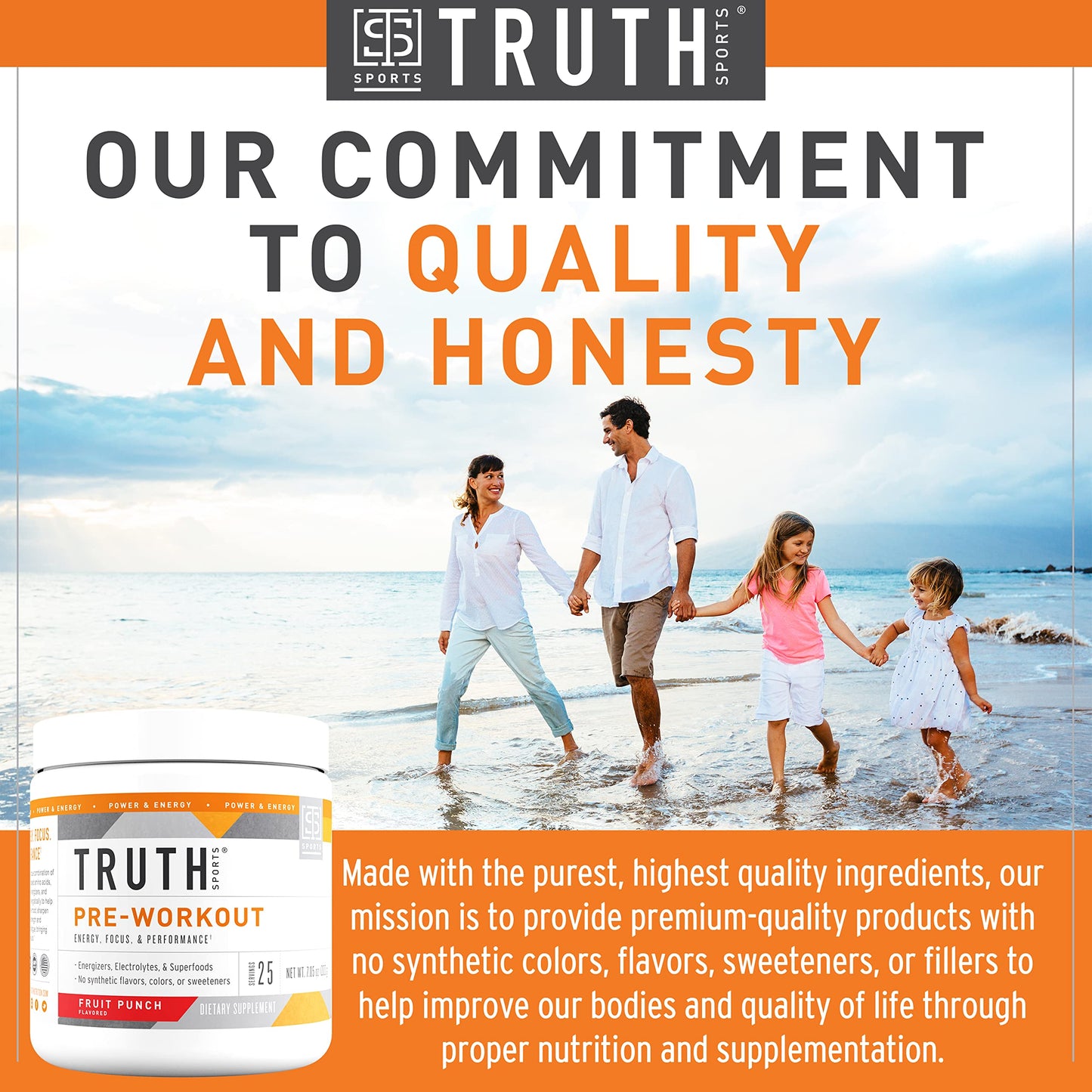 Truth Nutrition Pre Workout Powder 7.1 Ounce