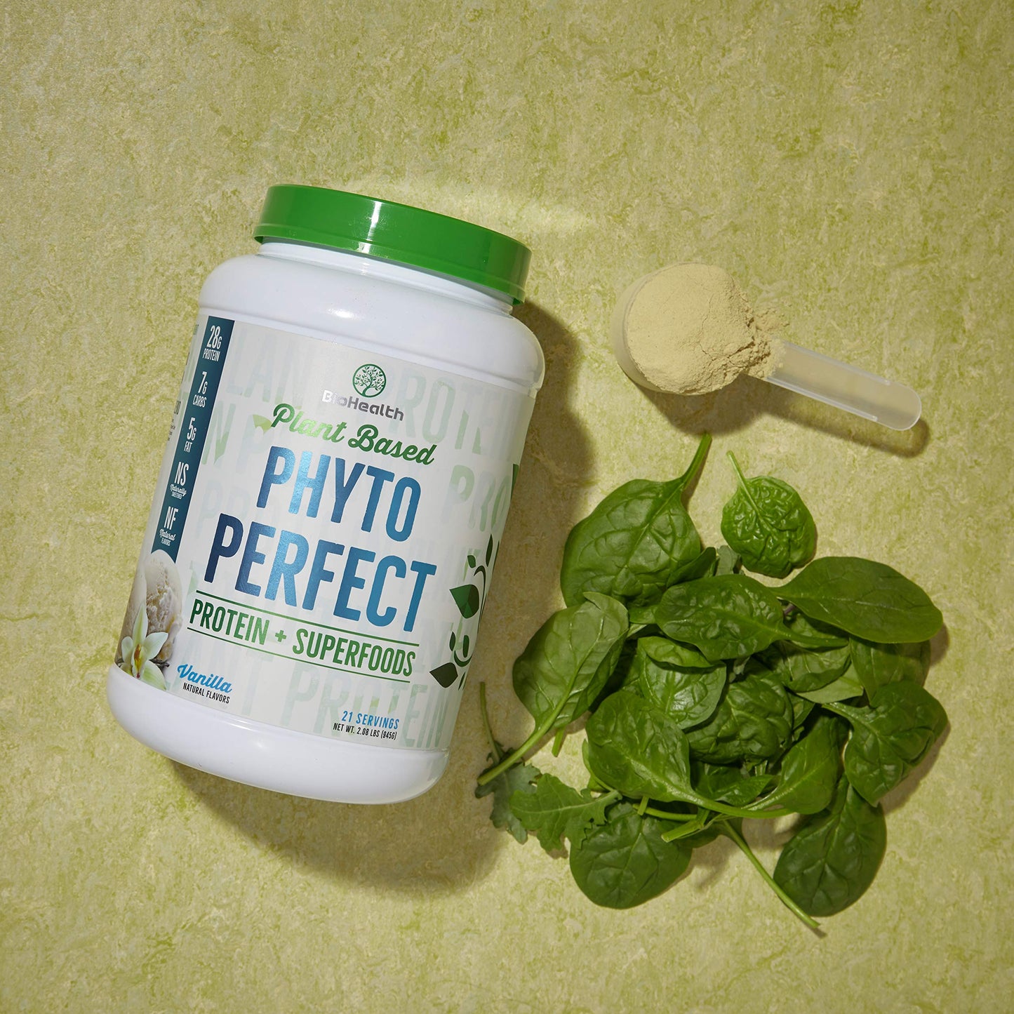BioHealth Nutrition Phyto Perfect Chocolate Protein Powder, 2 lb, 32 Servings