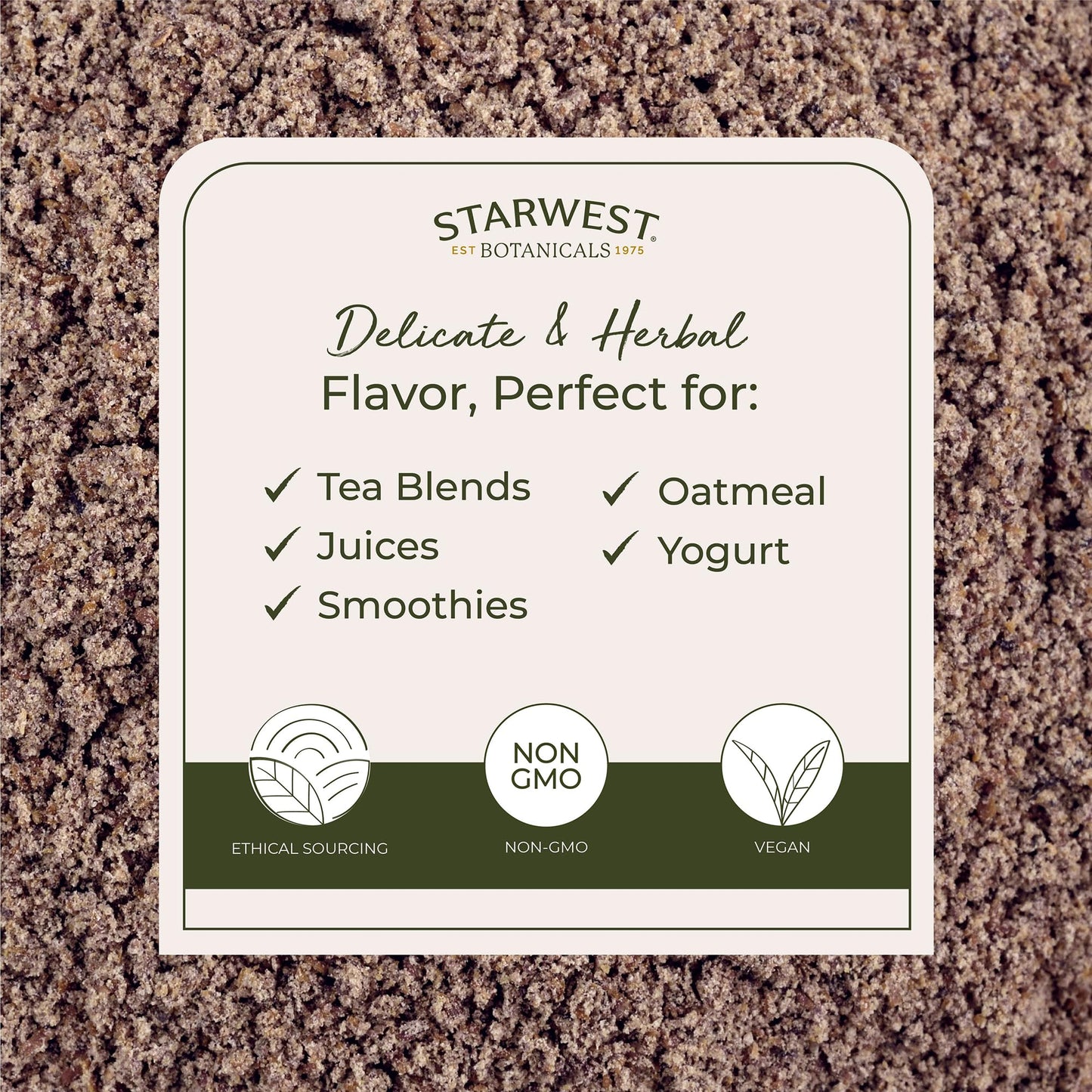 Starwest Botanicals Organic Milk Thistle Seed Powder 16 oz