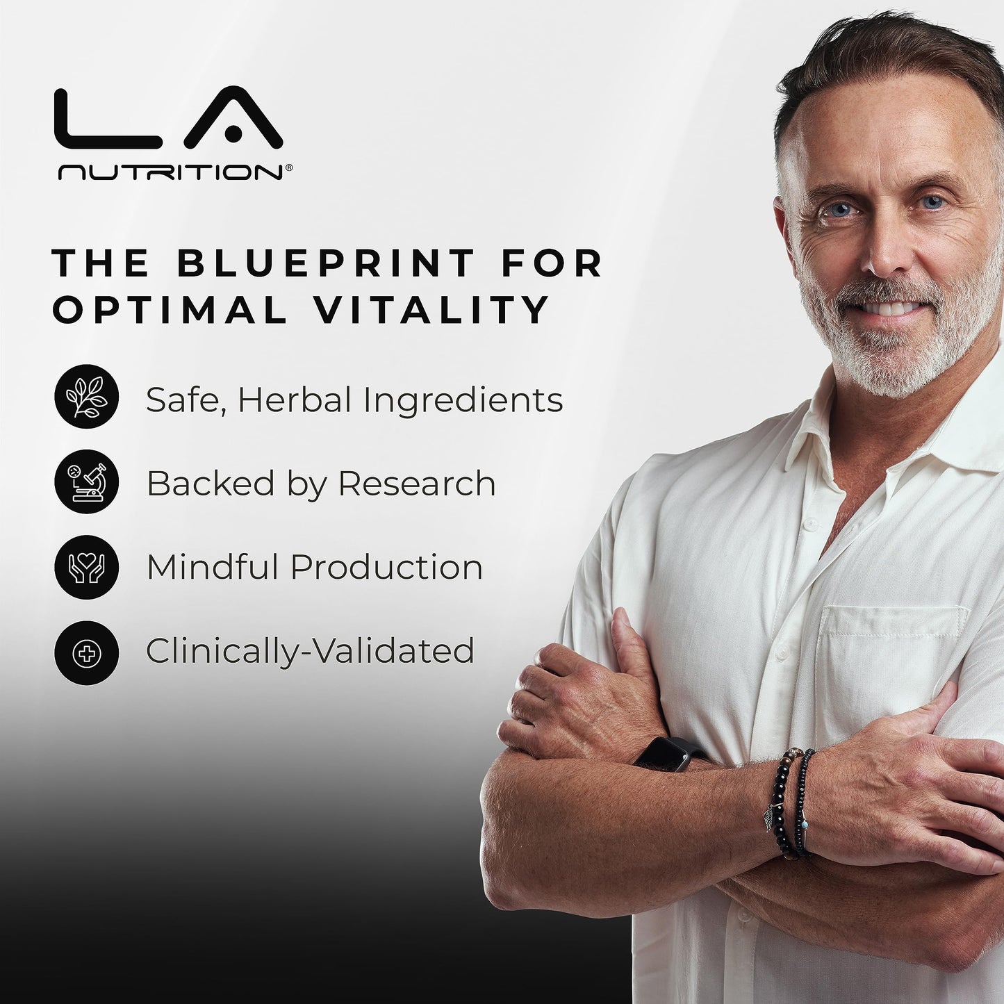 LA Nutrition HGH Supplements for Men & Women Capsules 60 Count