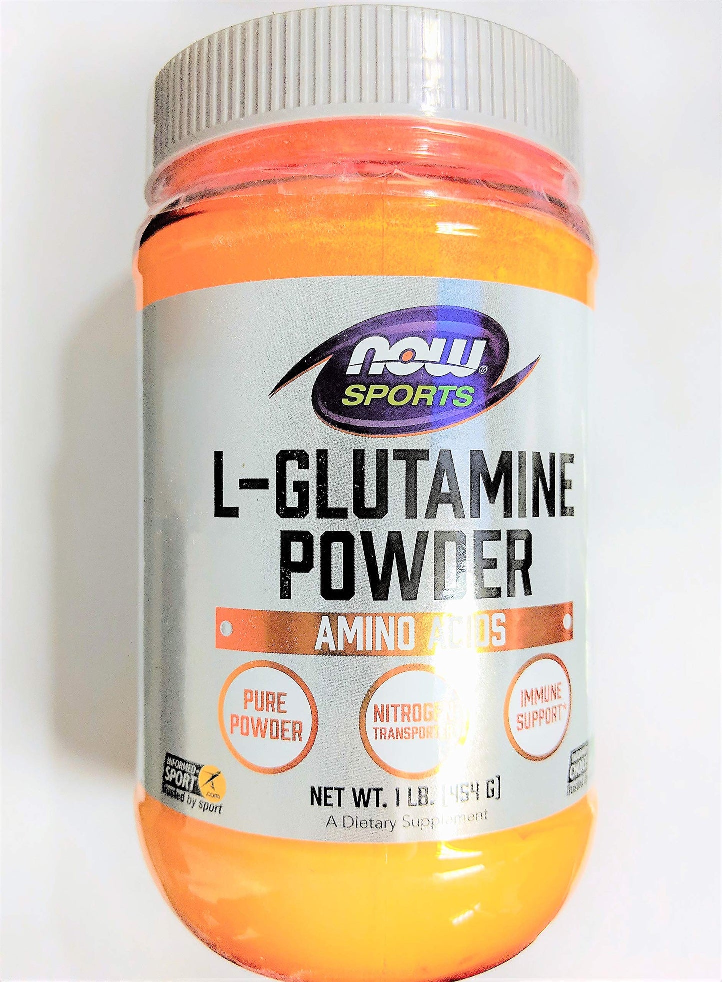 NOW Foods L-Glutamine Powder 16 oz