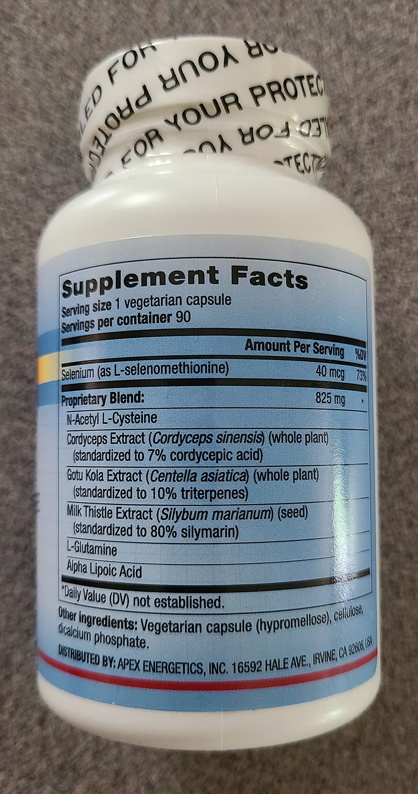 Apex Energetics Glutatione recycler 90 Capsules