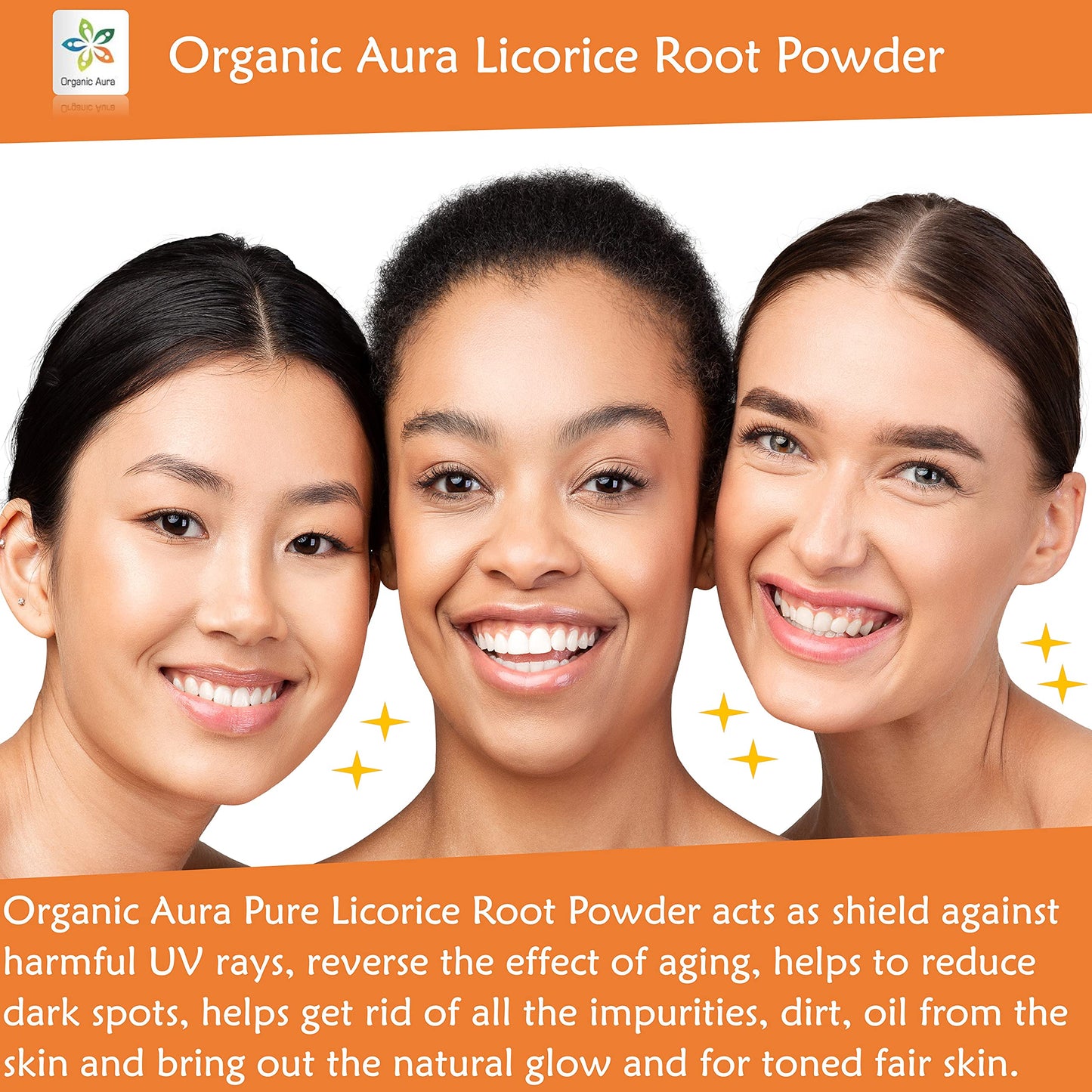 Organic Aura Licorice Root Powder Very Fine Powder, 16 oz