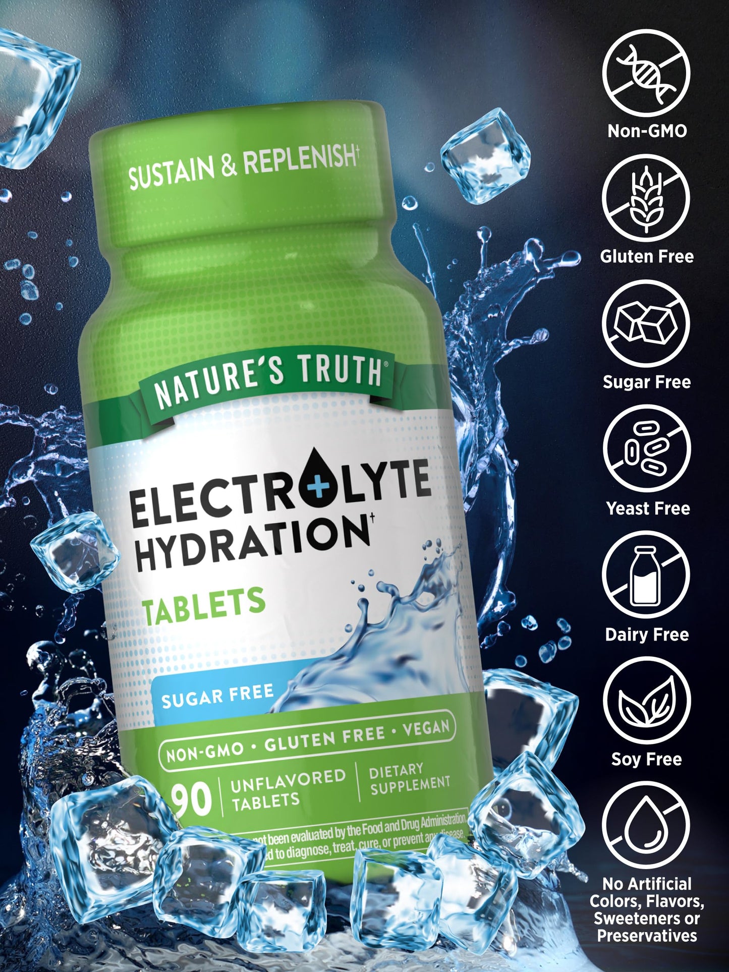 Nature's Truth Electrolyte Tablets 90 Tablets