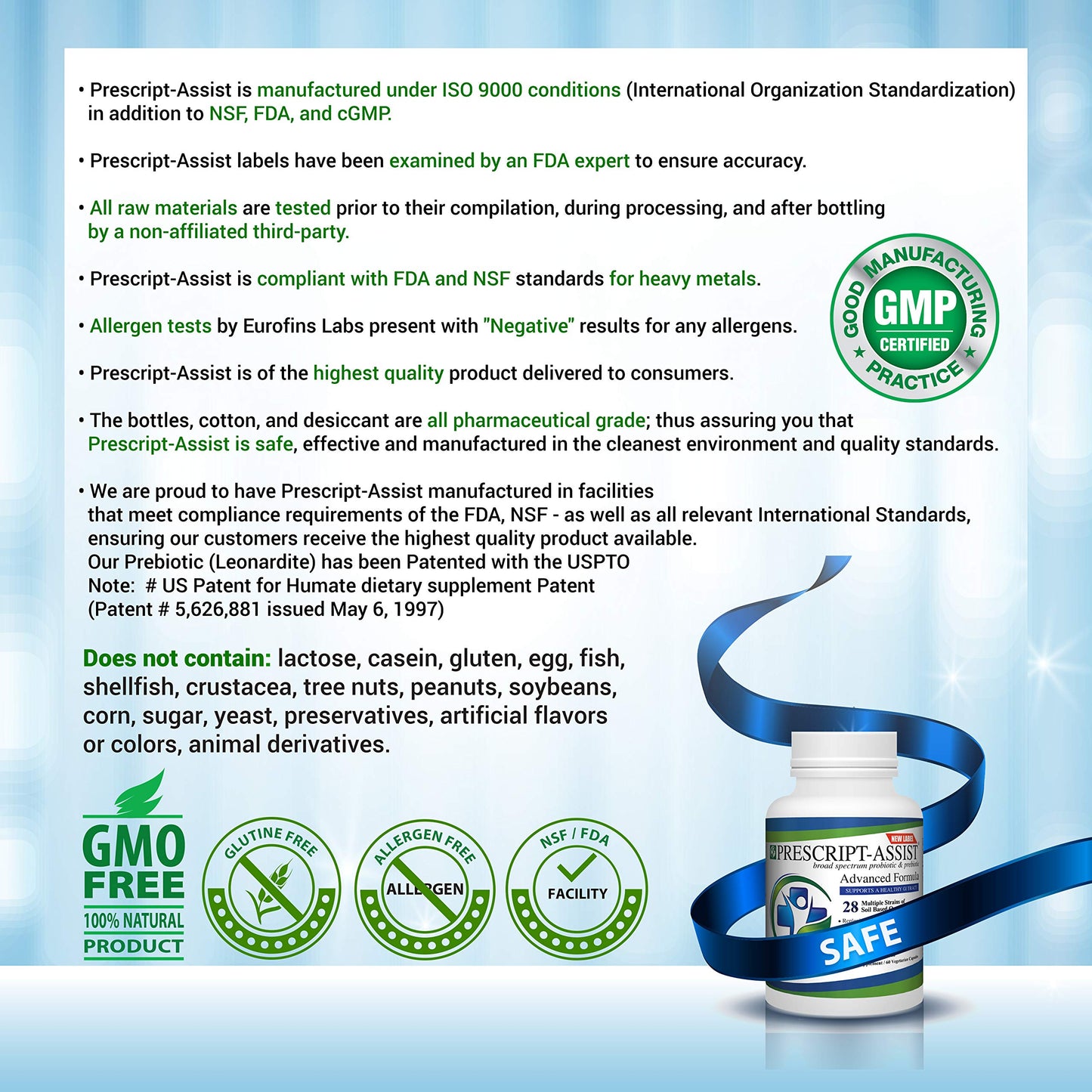 Prescript-Assist Added Pea Protein Capsule 180 Capsules