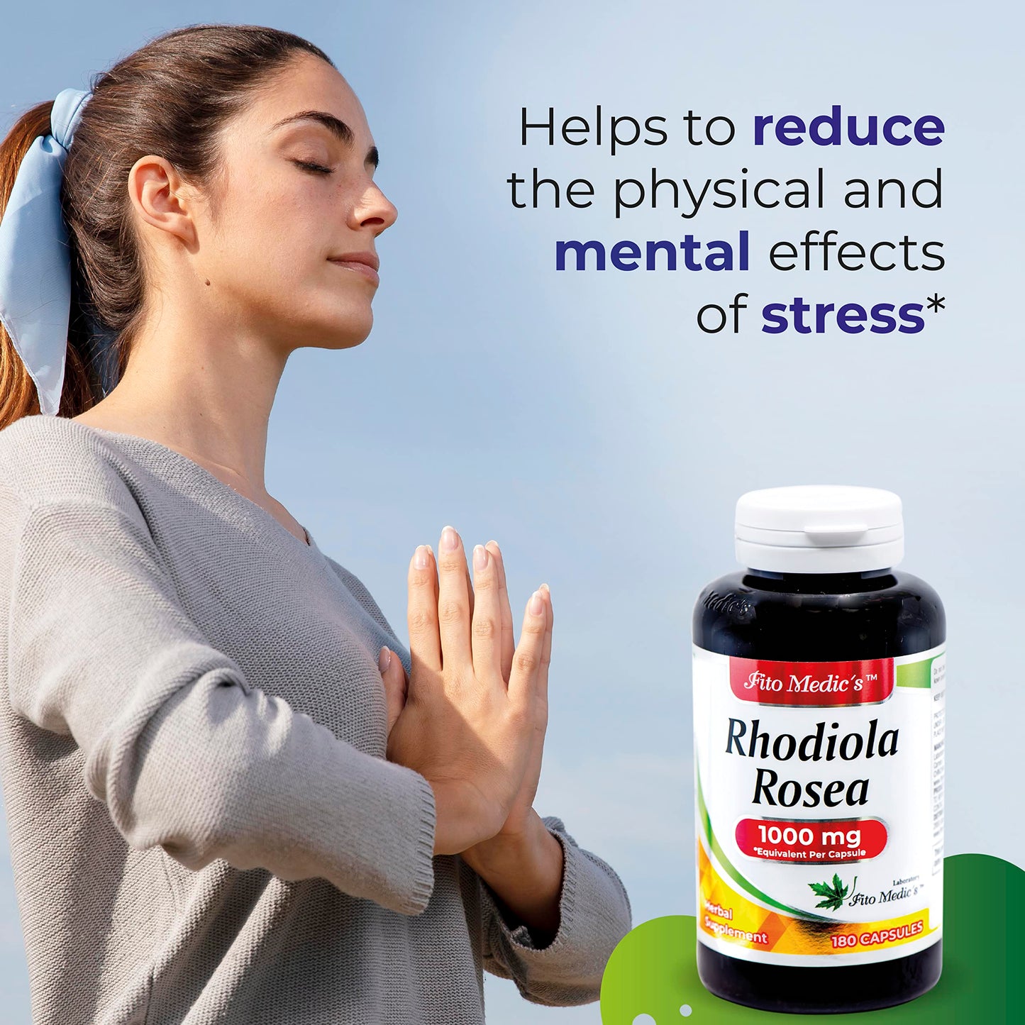 FITO MEDIC'S Rhodiola Rosea 180 Capsules