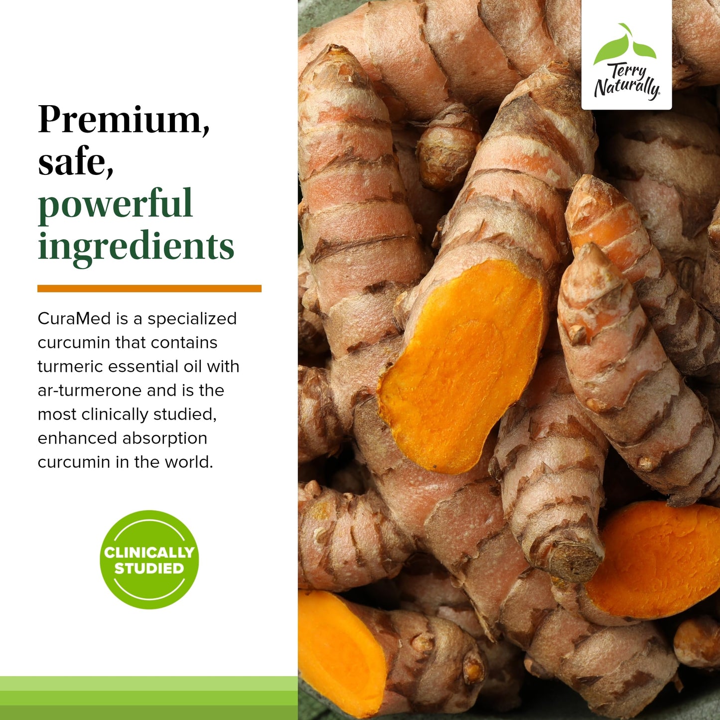 Terry Naturally CuraMed 375 mg BCM-95 Curcumin, 120 Softgels