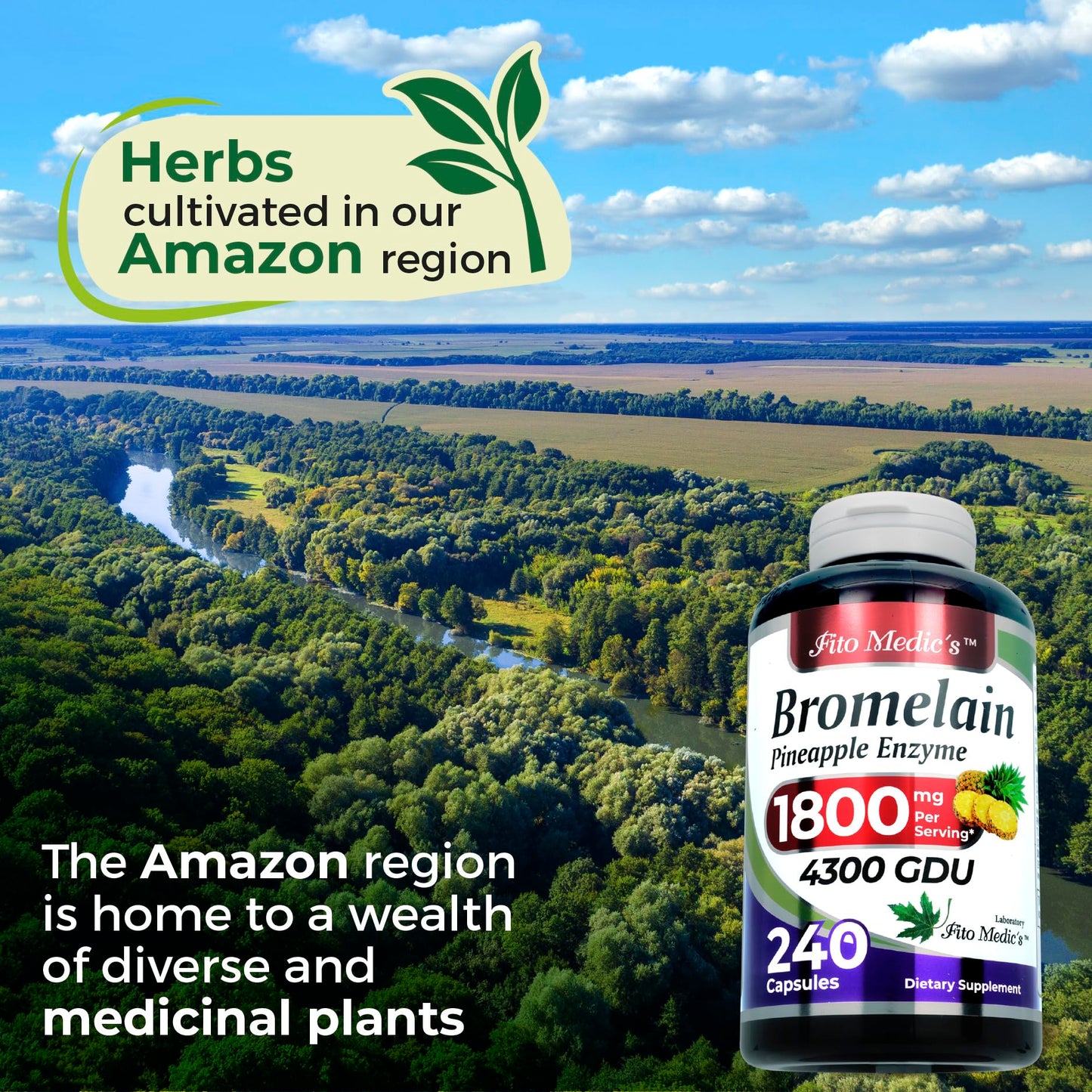 FITO MEDIC'S Bromelain Capsules 240