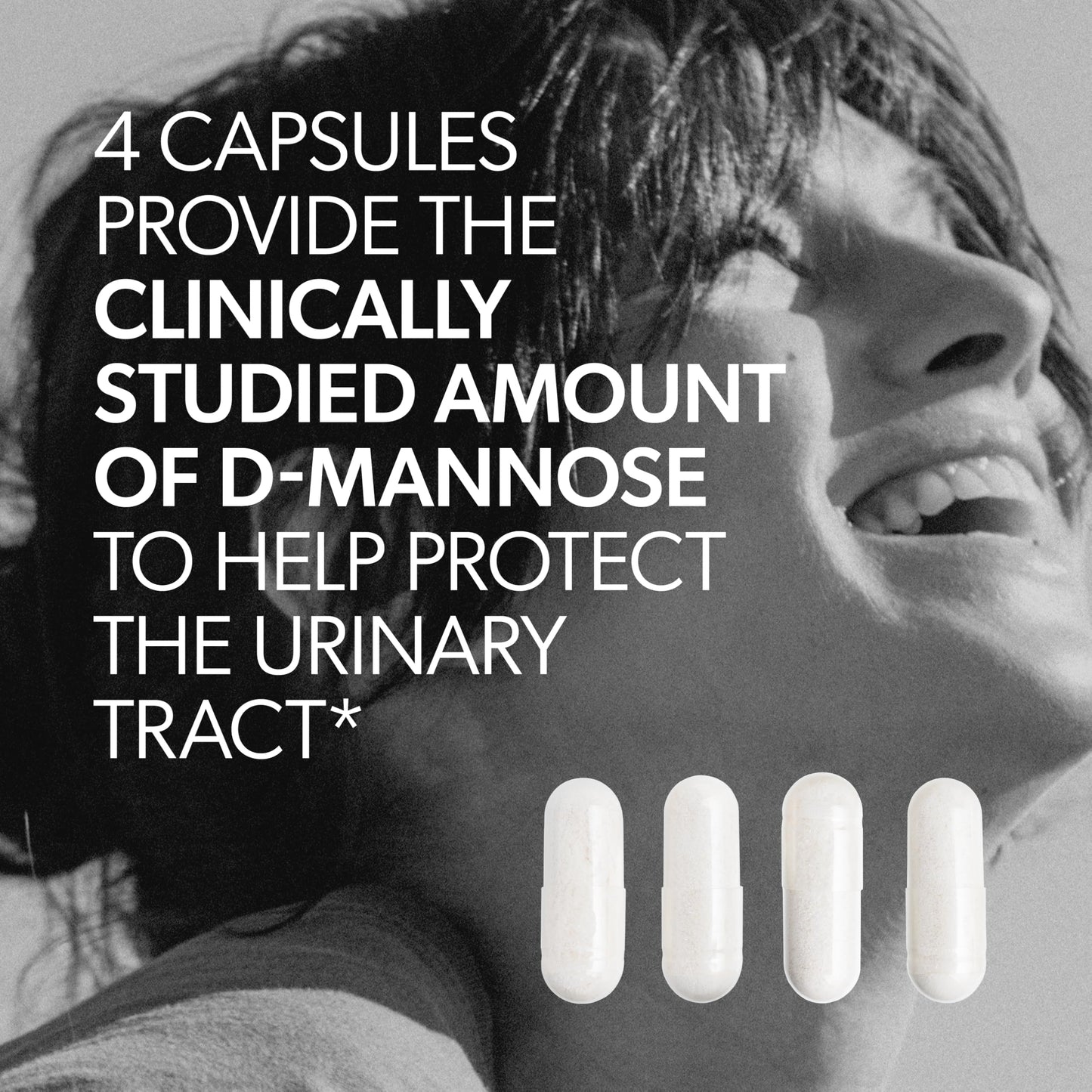 AZO D-Mannose Supplement for Women & Men, Clinical Strength, Capsule, 120 Capsules