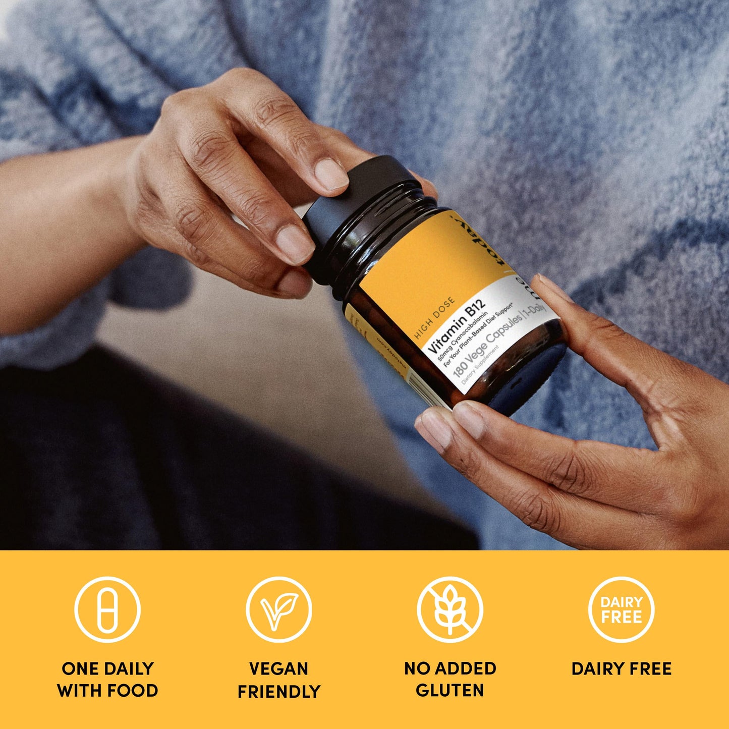 me today High-Dose Vitamin B12 50mcg Supplement 180 Capsules