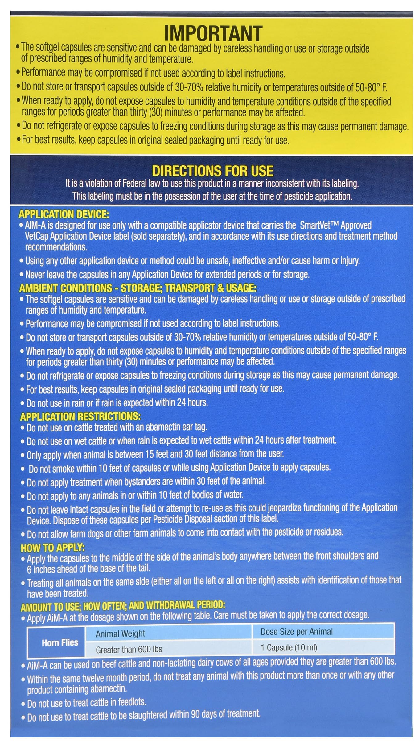 Agrilabs AiM-A Vet Caps Capsules 30 Count