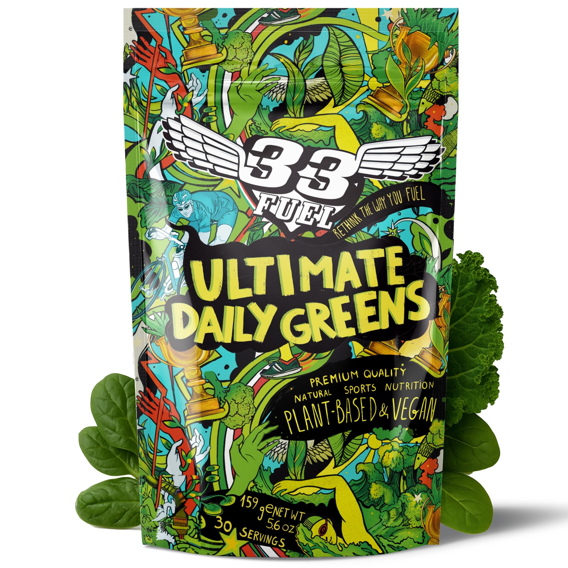33Fuel Daily Greens Powder 5.6 Ounce
