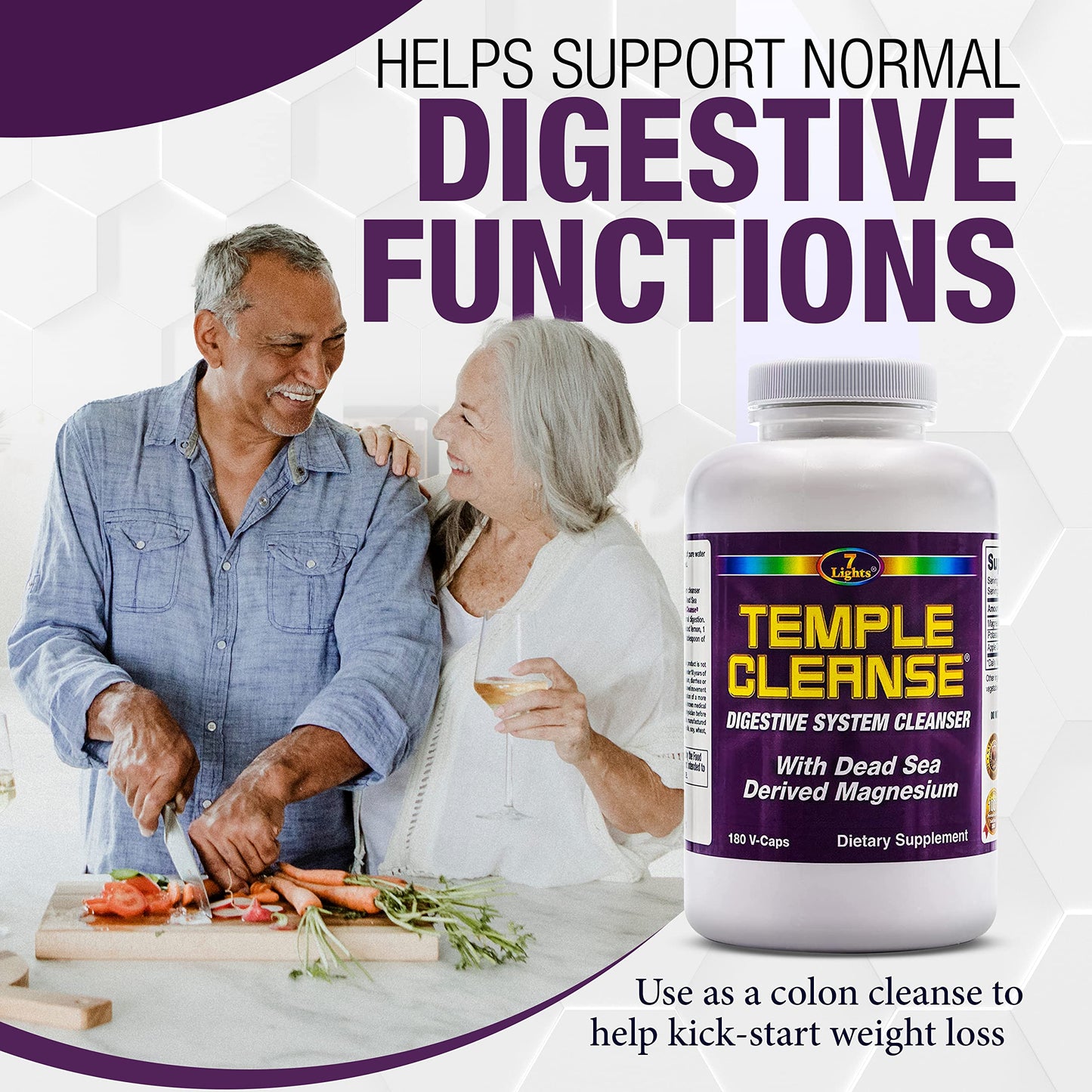 7 Lights Temple Cleanse Capsules 60 Count
