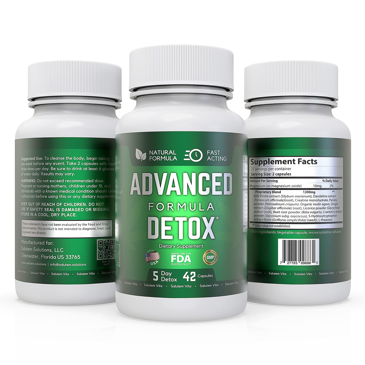 Salutem Vita Starfit Advanced Detox Cleanse 84 Capsules