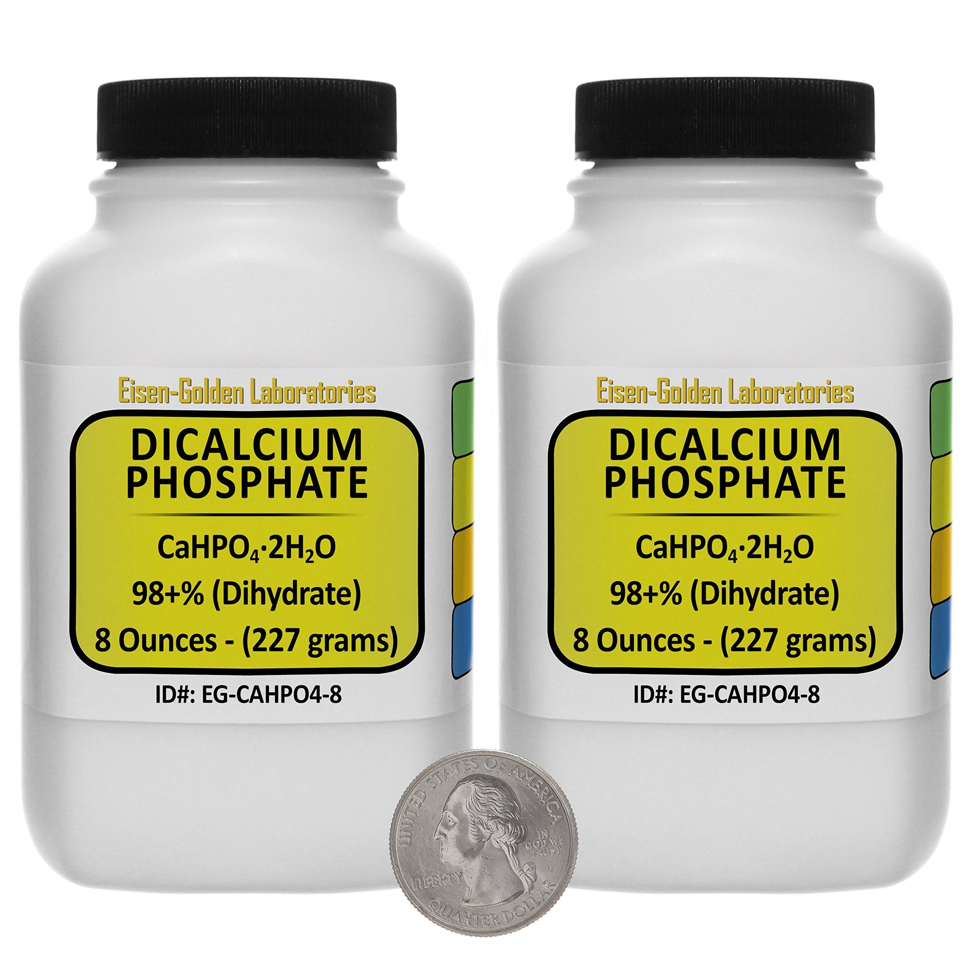 Eisen-Golden Laboratories Dicalcium Phosphate CaHPO4 98+% USP Grade Powder, 1 lb