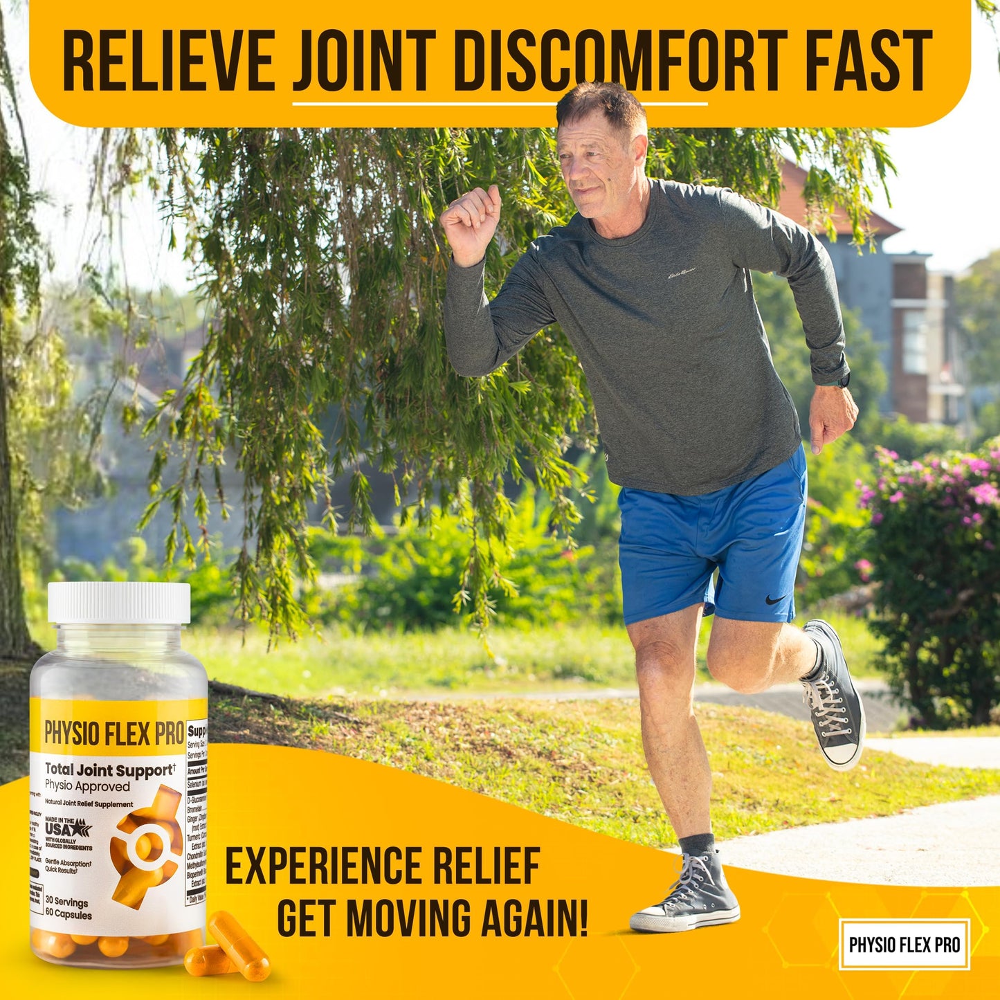 Physio Flex Pro Total Joint Support Supplement Capsule 60 Count