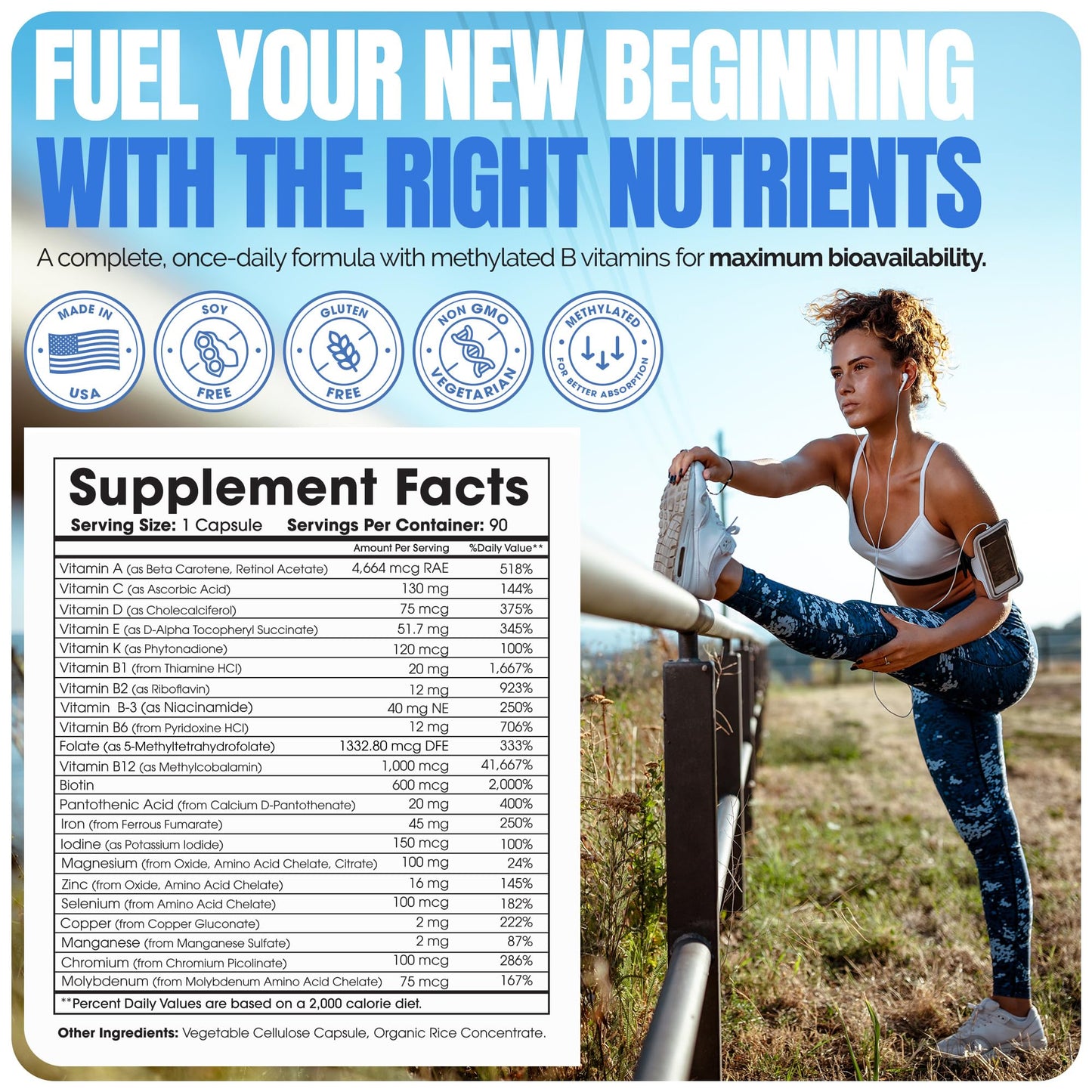 Shiny Leaf Bariatric Multivitamin with Iron 45 mg, Once Daily, 360 Capsules
