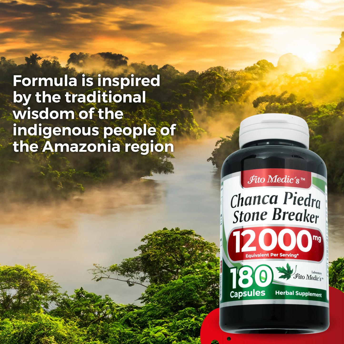 FITO MEDIC'S Chanca Piedra Capsules 180 Capsules