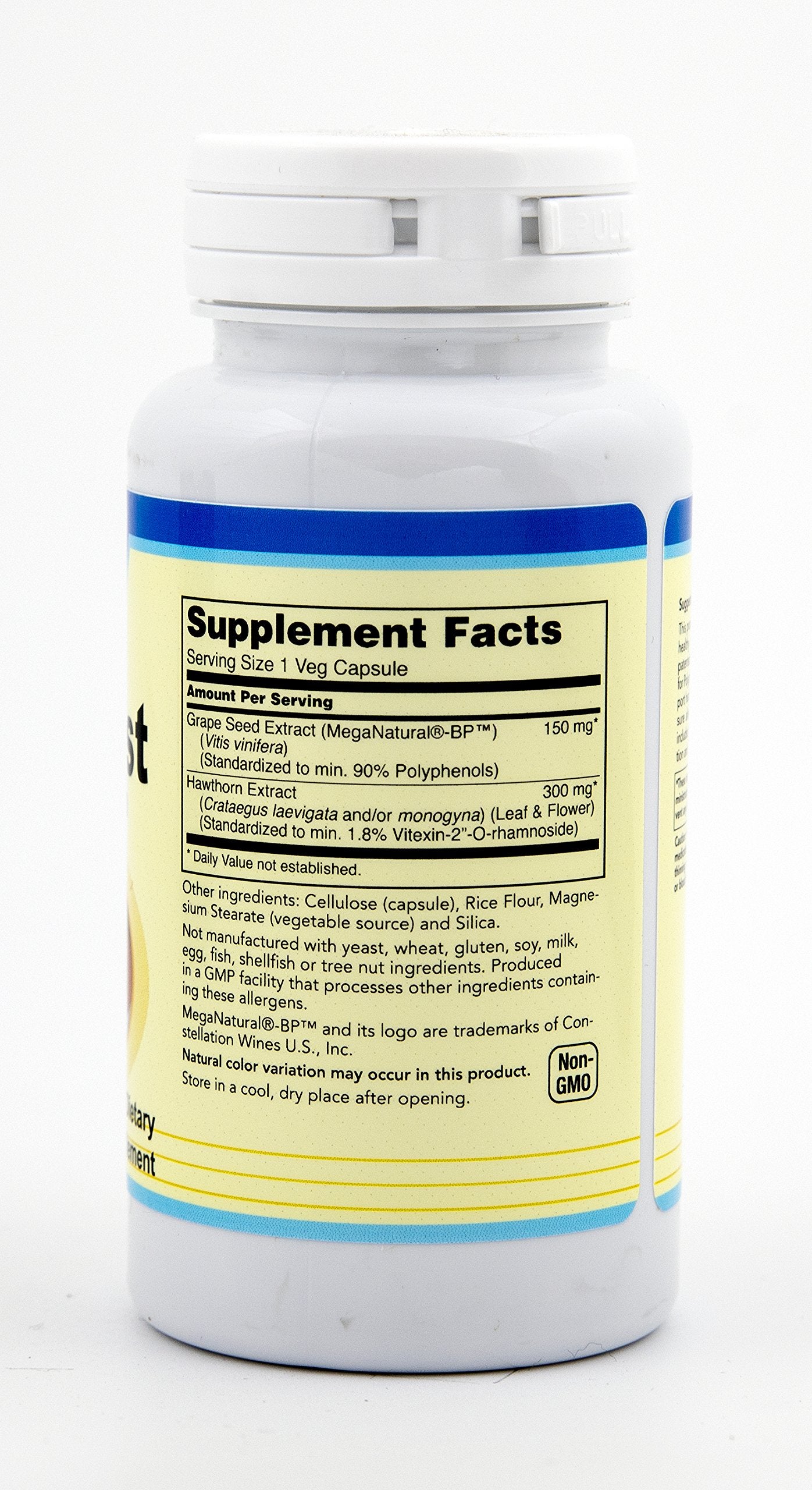 Best in Nature Bloodbest Blood Pressure Health with MegaNatural-BP Cardiovascular Support 90 Veg Capsules