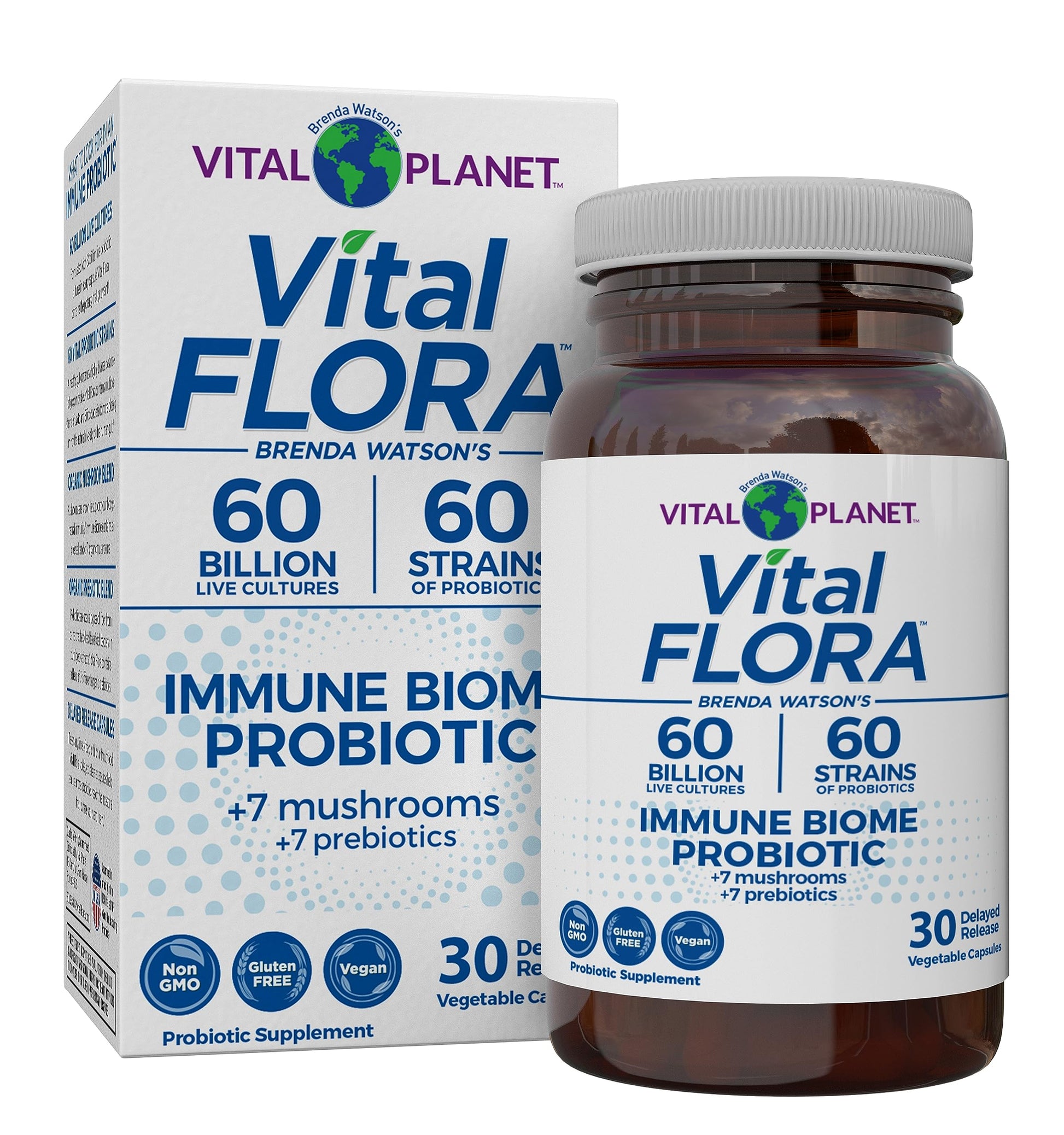 Vital Planet Vital Flora Immune Support Probiotic Capsule 30 Capsules