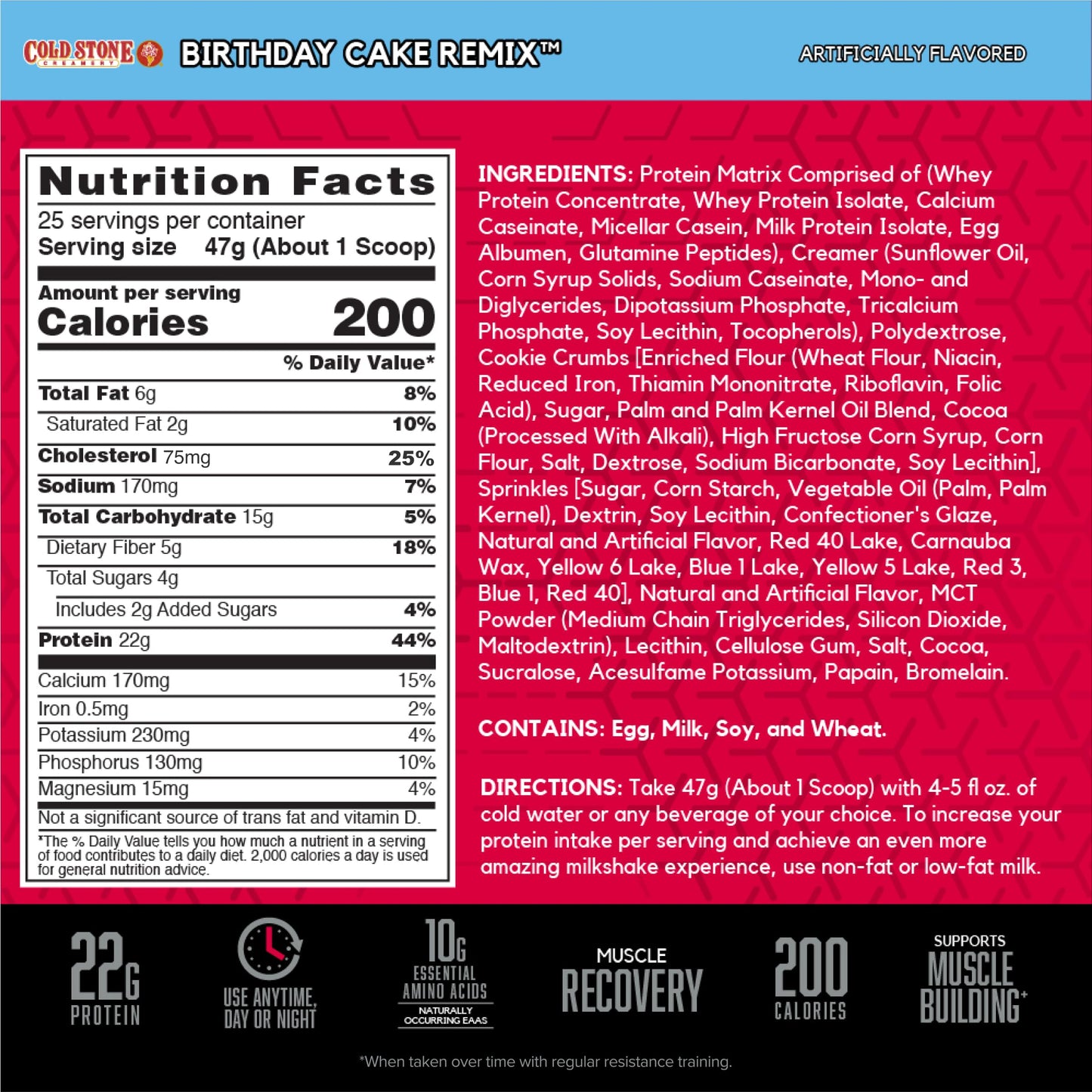 BSN SYNTHA-6 Premium Protein Powder, Birthday Cake Remix, 25 Servings