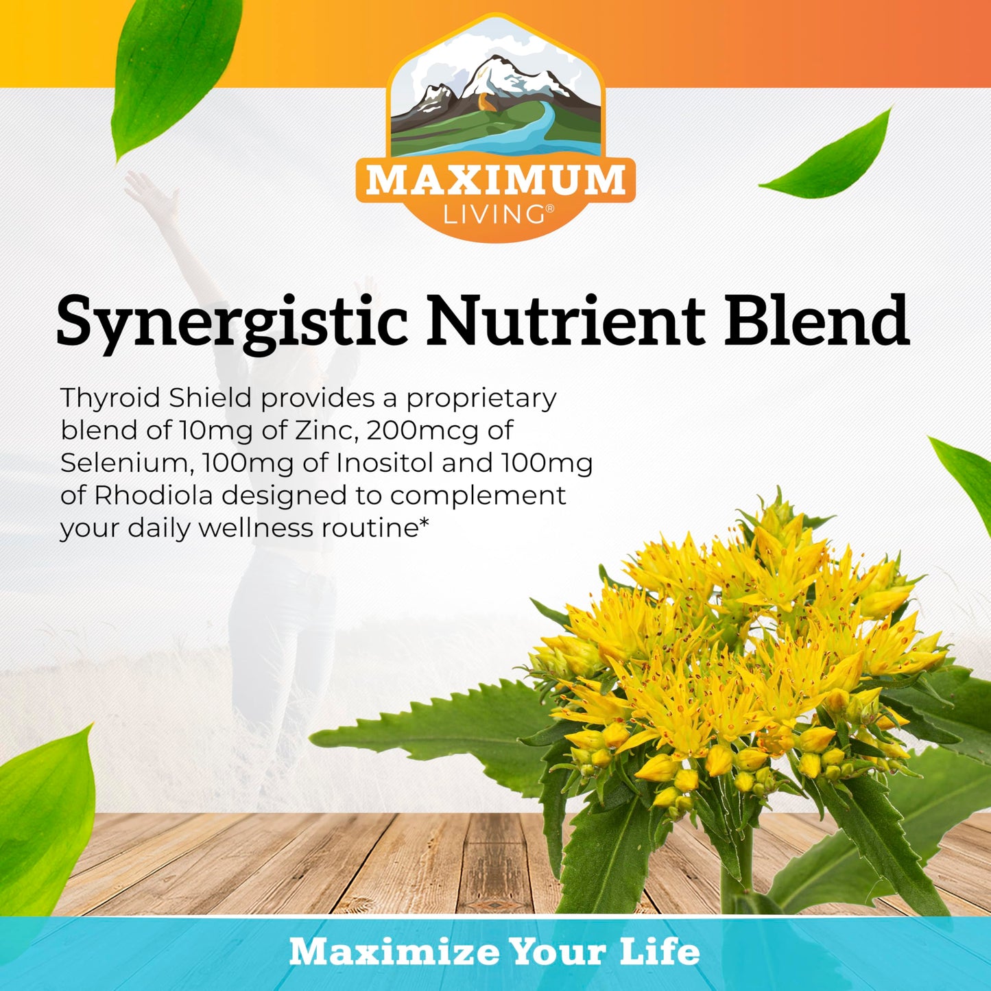 Maximum Living Thyroid Shield 120 Capsules