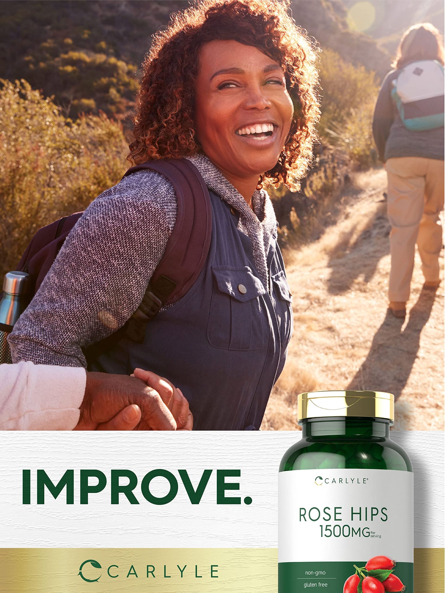 Carlyle Rose Hips 1500mg Quick Release Capsules, 240 Count