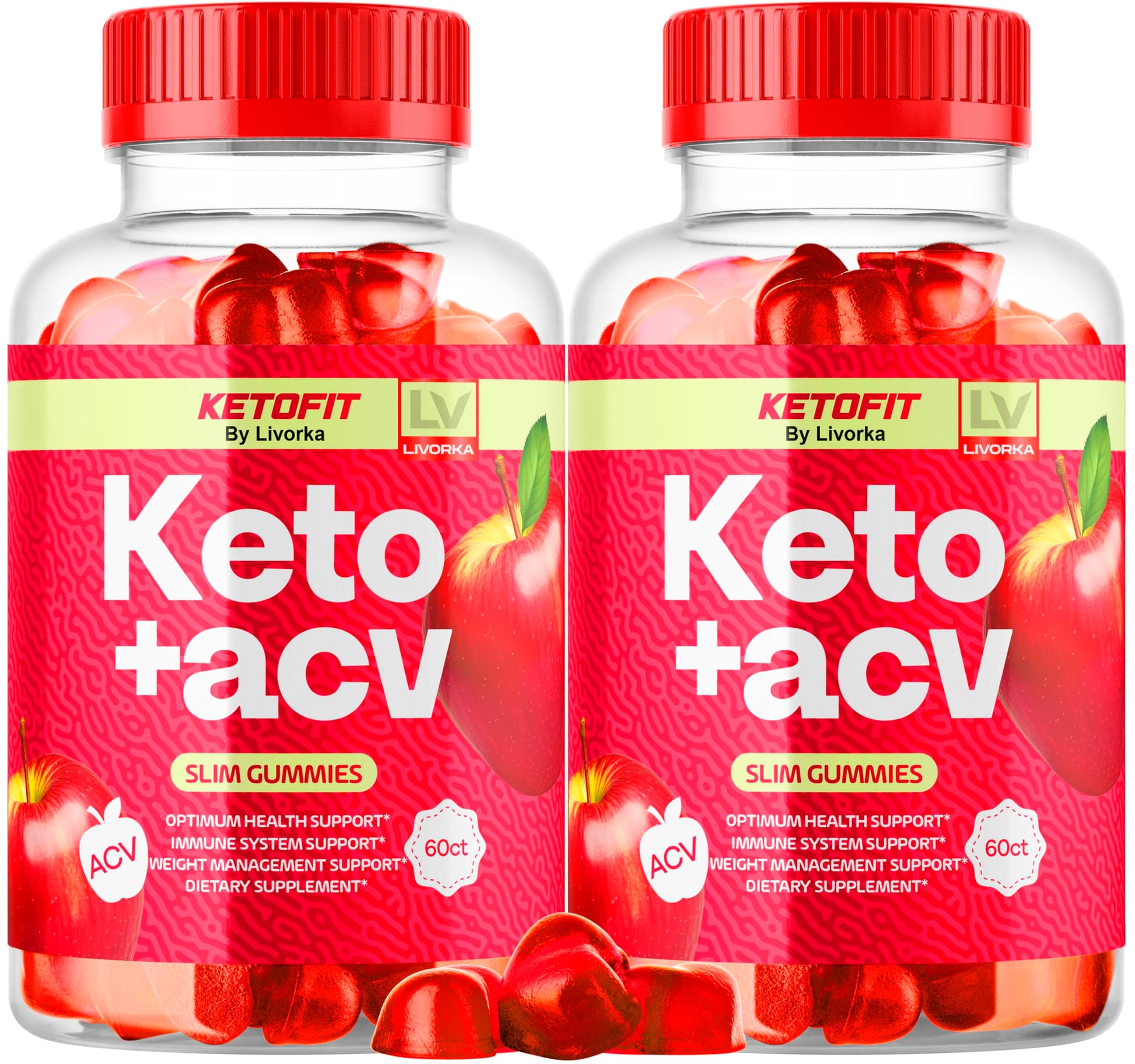 LIVORKA Ketofit ACV Gummies 120 Gummies