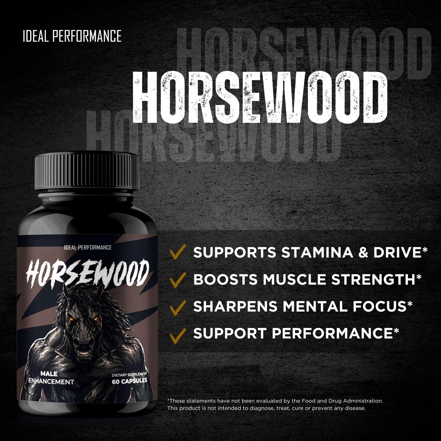 IDEAL PERFORMANCE Horsewood Capsules 300