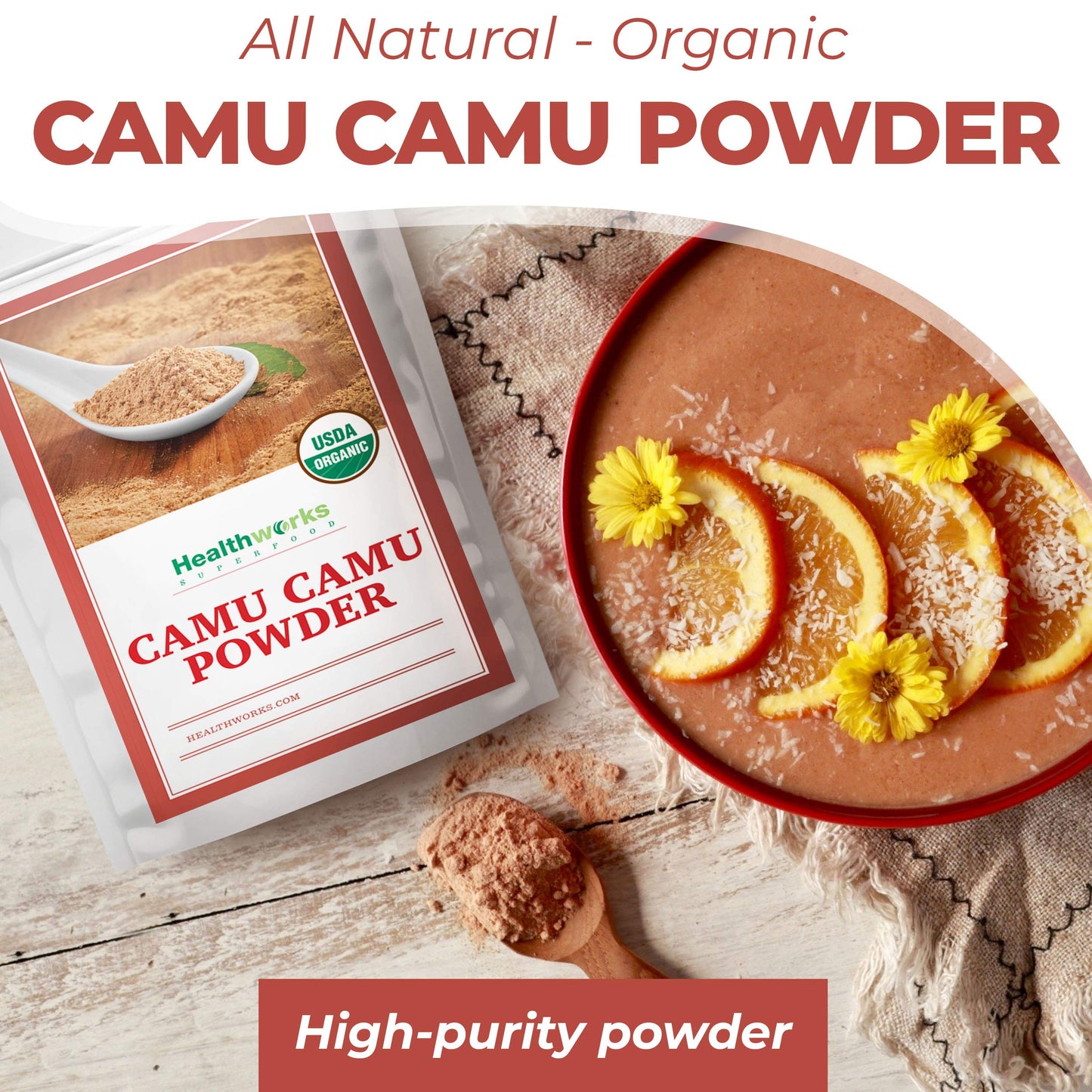 Healthworks Superfoods Camu Camu Powder 8 oz