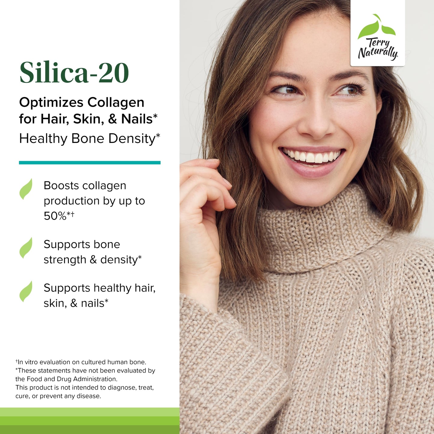 Terry Naturally Silica-20 90 Tablets