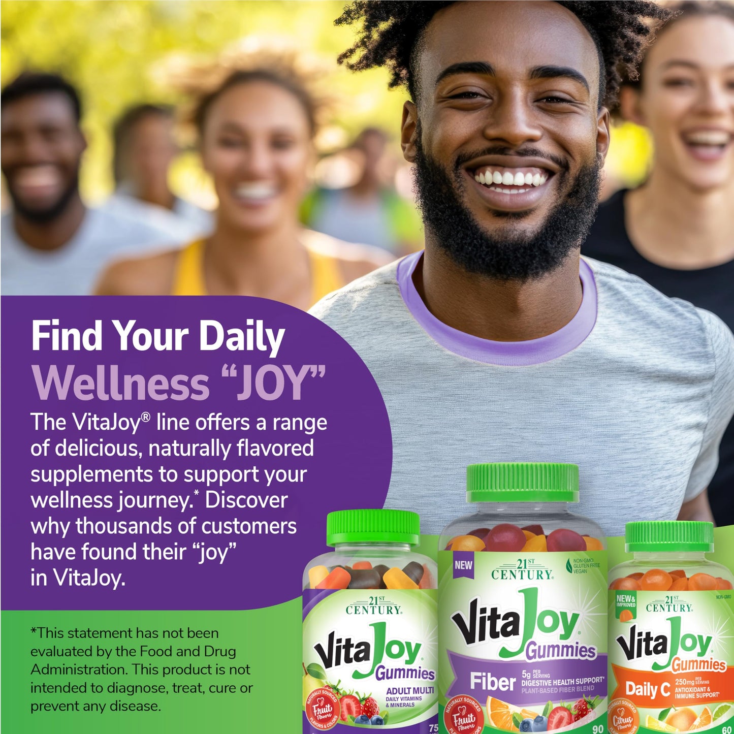 21st Century VitaJoy Fiber Gummies 90 Count