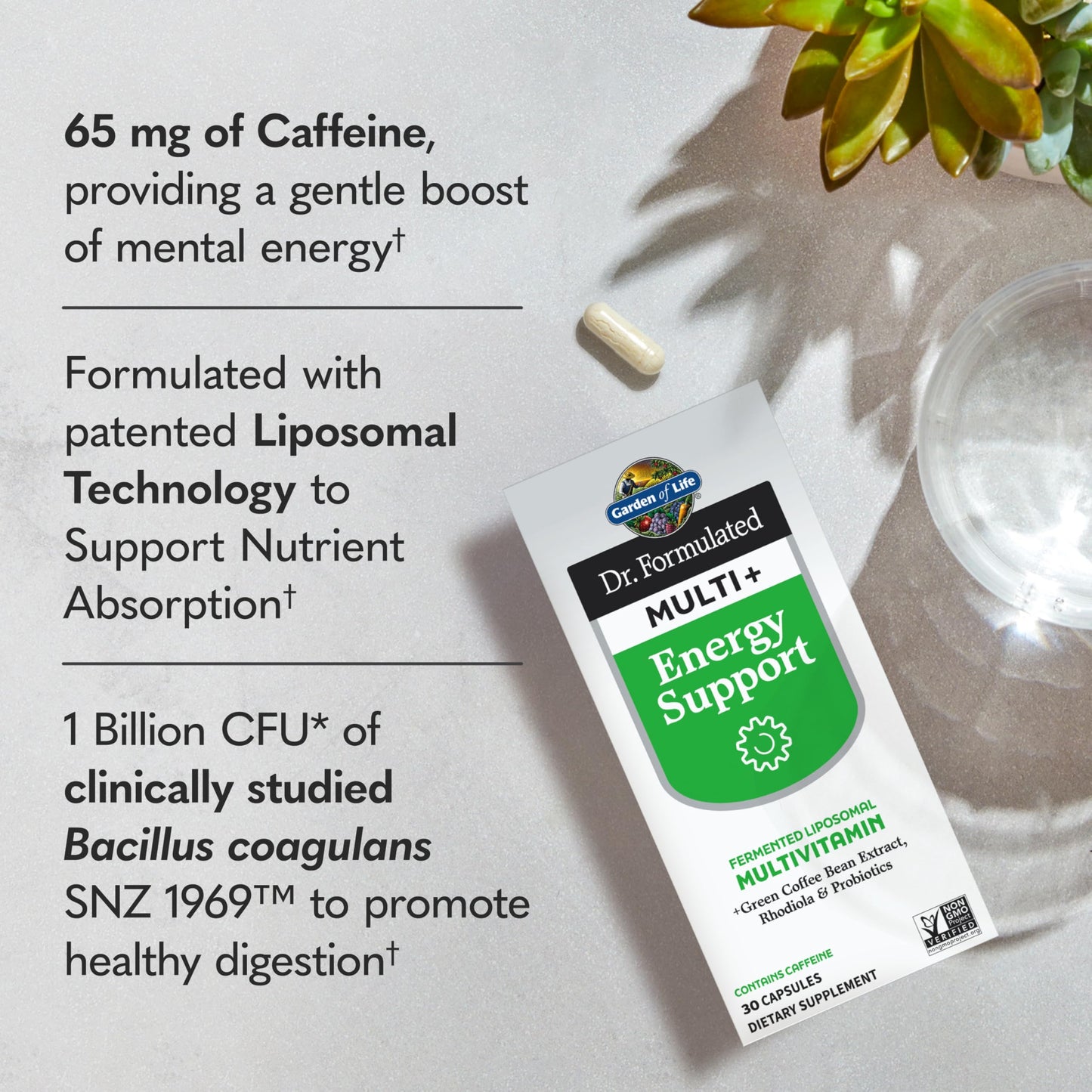 Garden of Life Multivitamin Liposomal Energy Capsules 30 Count