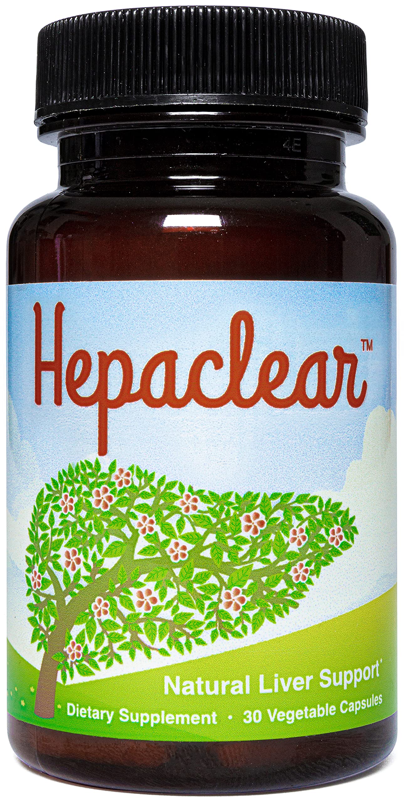 Hepaclear Natural Liver Support Supplement with Hesperidin Capsules, 30 Count