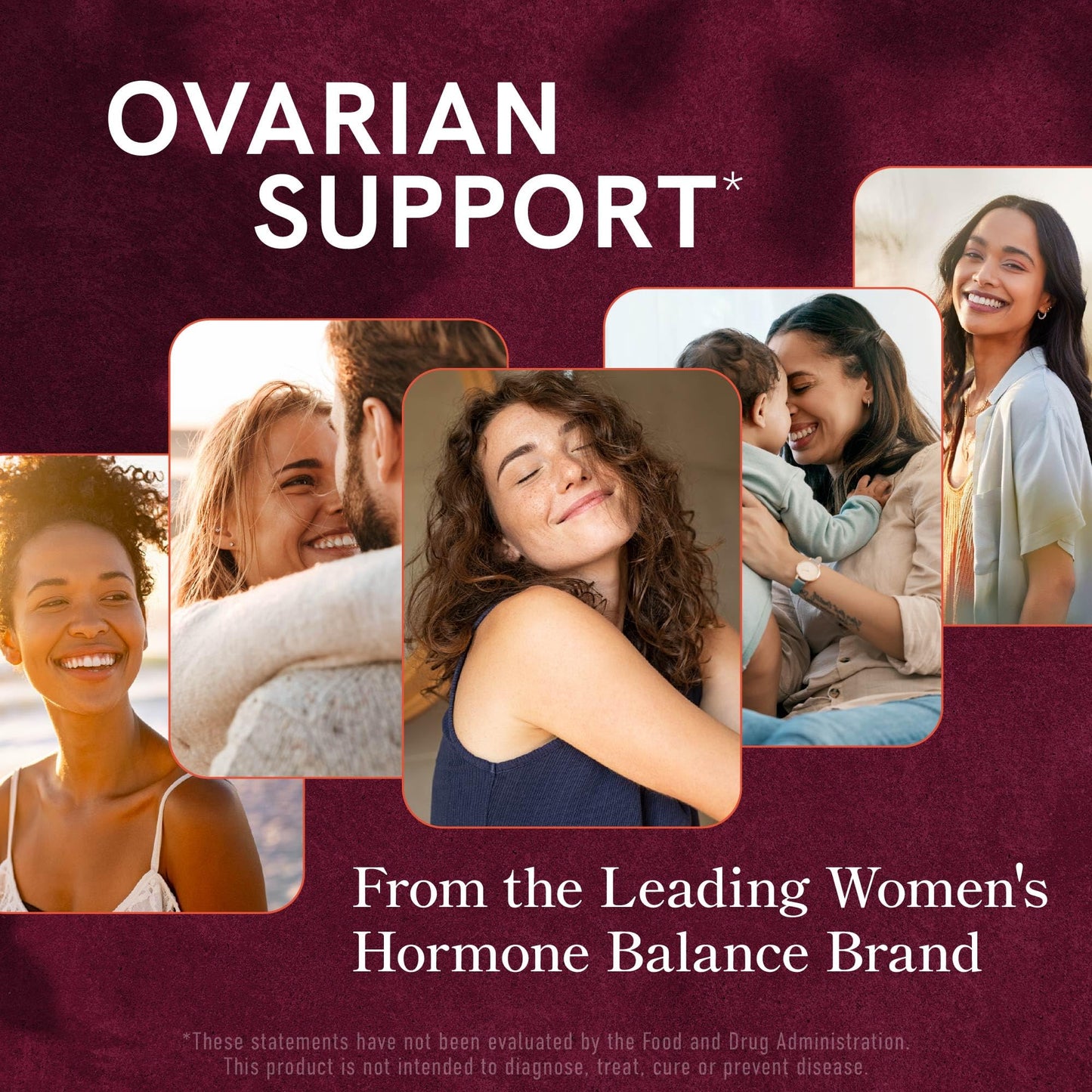 SMNutrition Ovarian Support for Hormone Balance for Women, Ovulation & Menstrual Cycle 90 Capsules