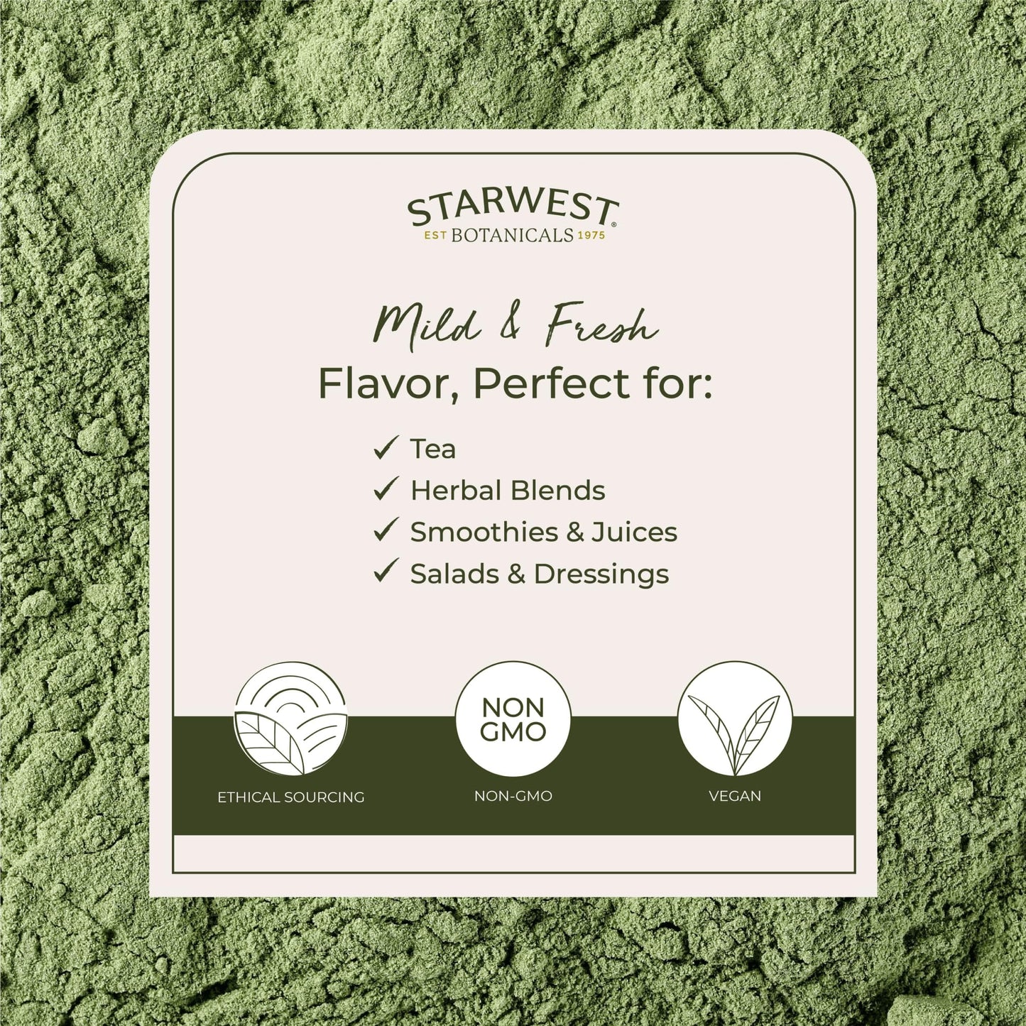 Starwest Botanicals Organic Wheatgrass Powder 16 Ounce