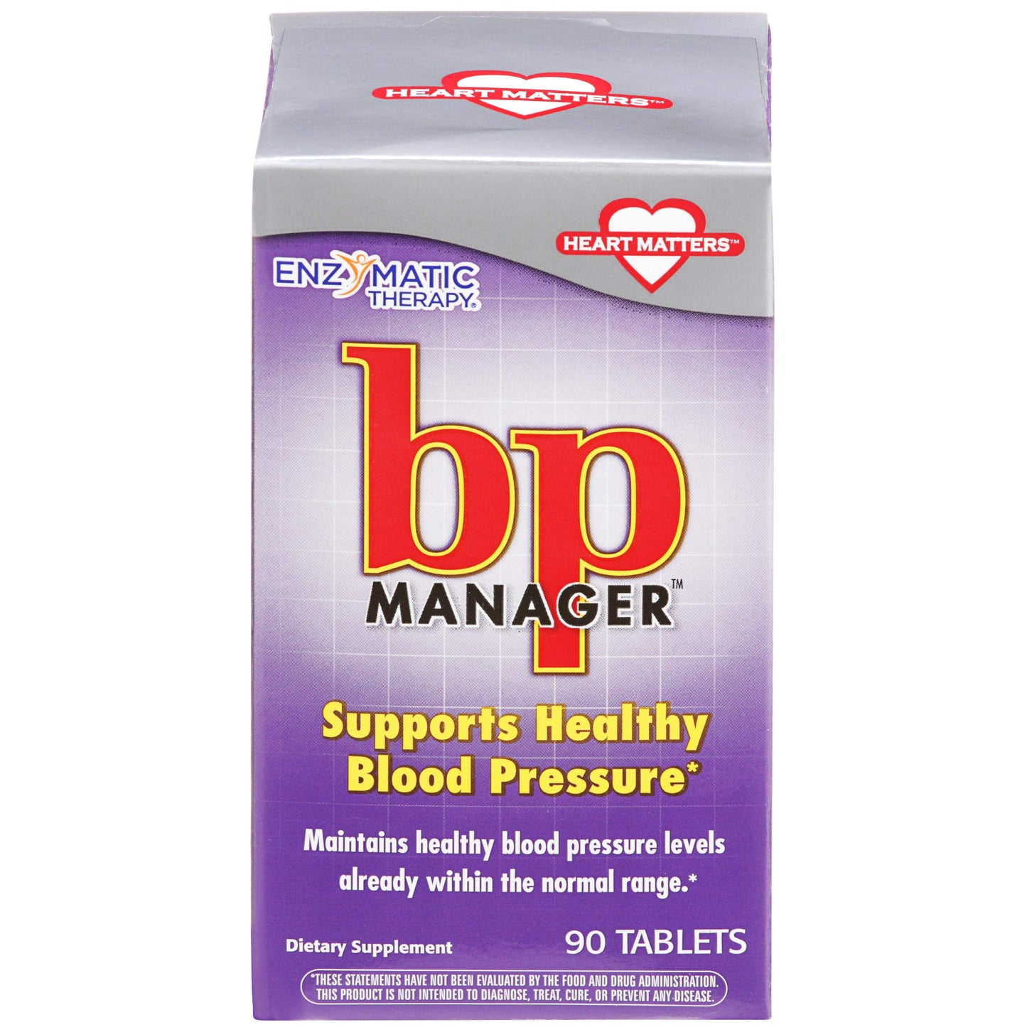 Enzymatic Therapy BP Manager Tablet, 90 Tablets