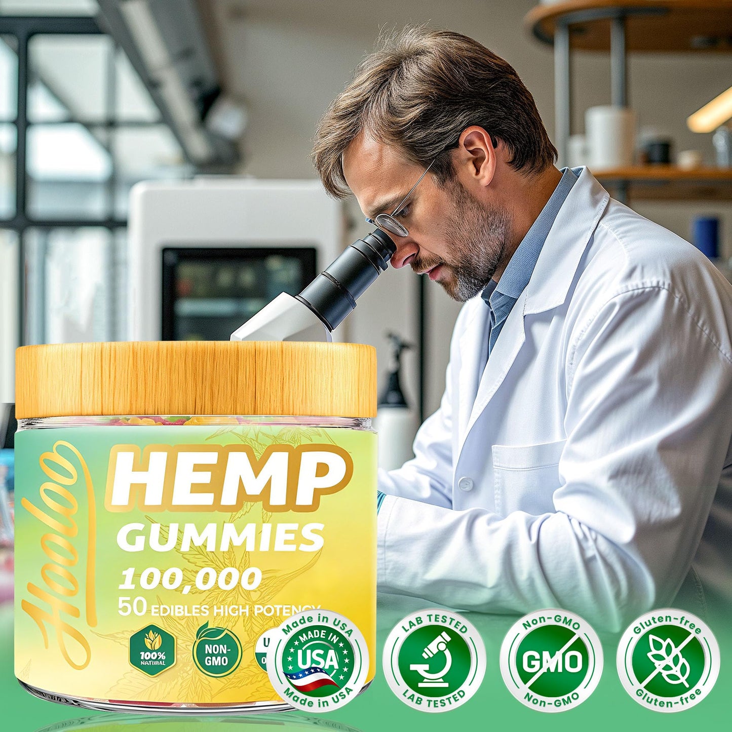 HOOLOO Hemp Gummies 2-Pack