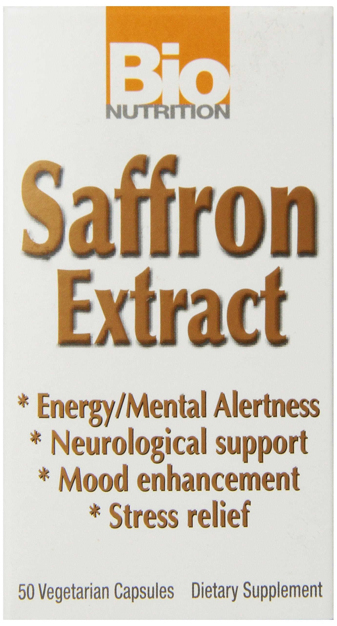 Bio Nutrition Standardized Saffron Vegi-Caps 50 Capsules