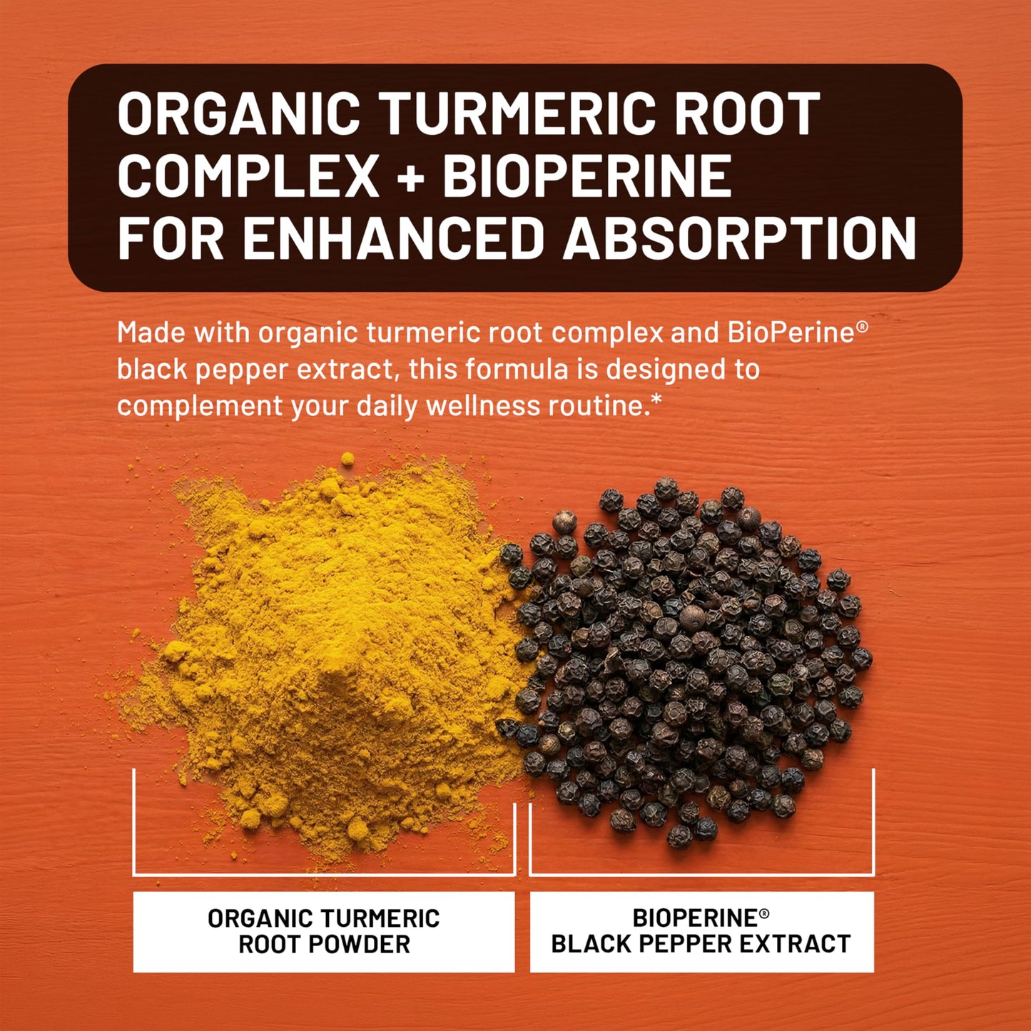 NatureWise Turmeric Garlic + Ginger with BioPerine Black Pepper Extract Capsule, 120 Capsules