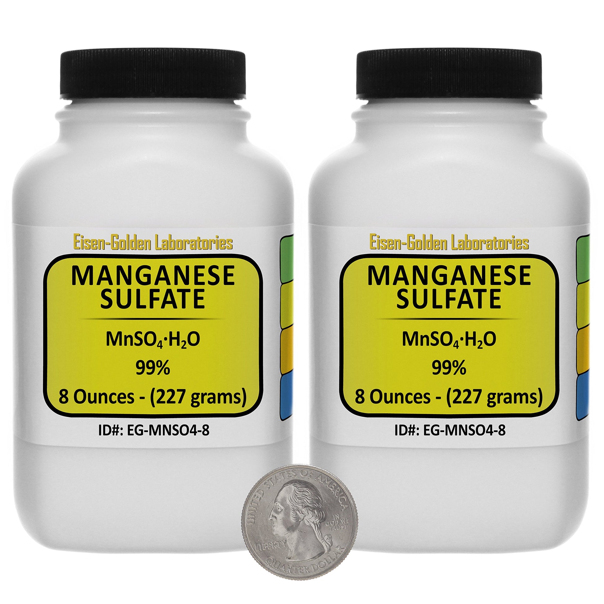 Eisen-Golden Laboratories Manganese Sulfate [MnSO4(H2O)] 99% AR Grade Powder, 1 lb