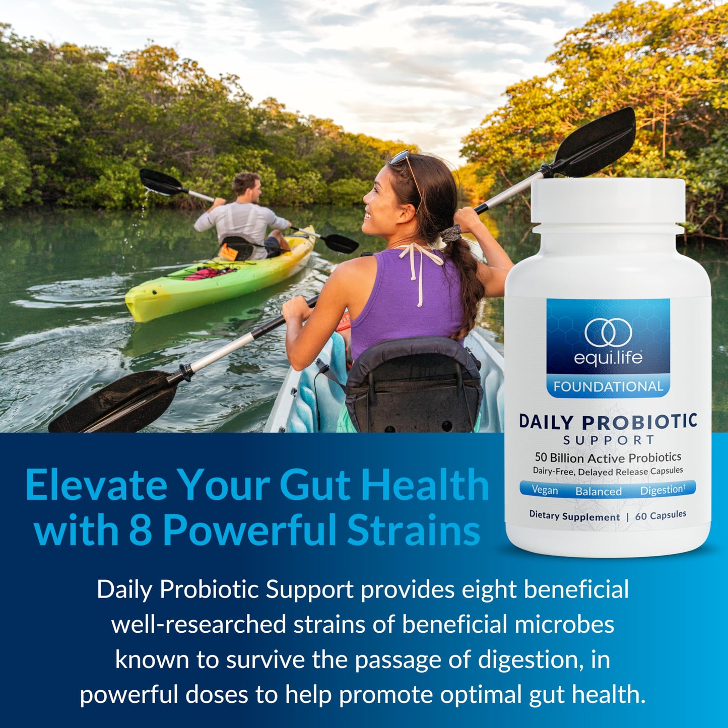 Equilife Daily Probiotic Support Capsule 60 Capsules
