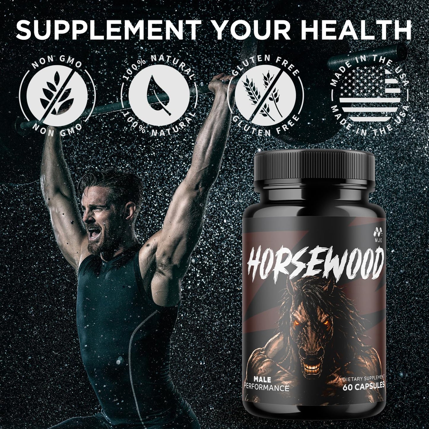 MJO Horsewood Capsules, 300 Capsules