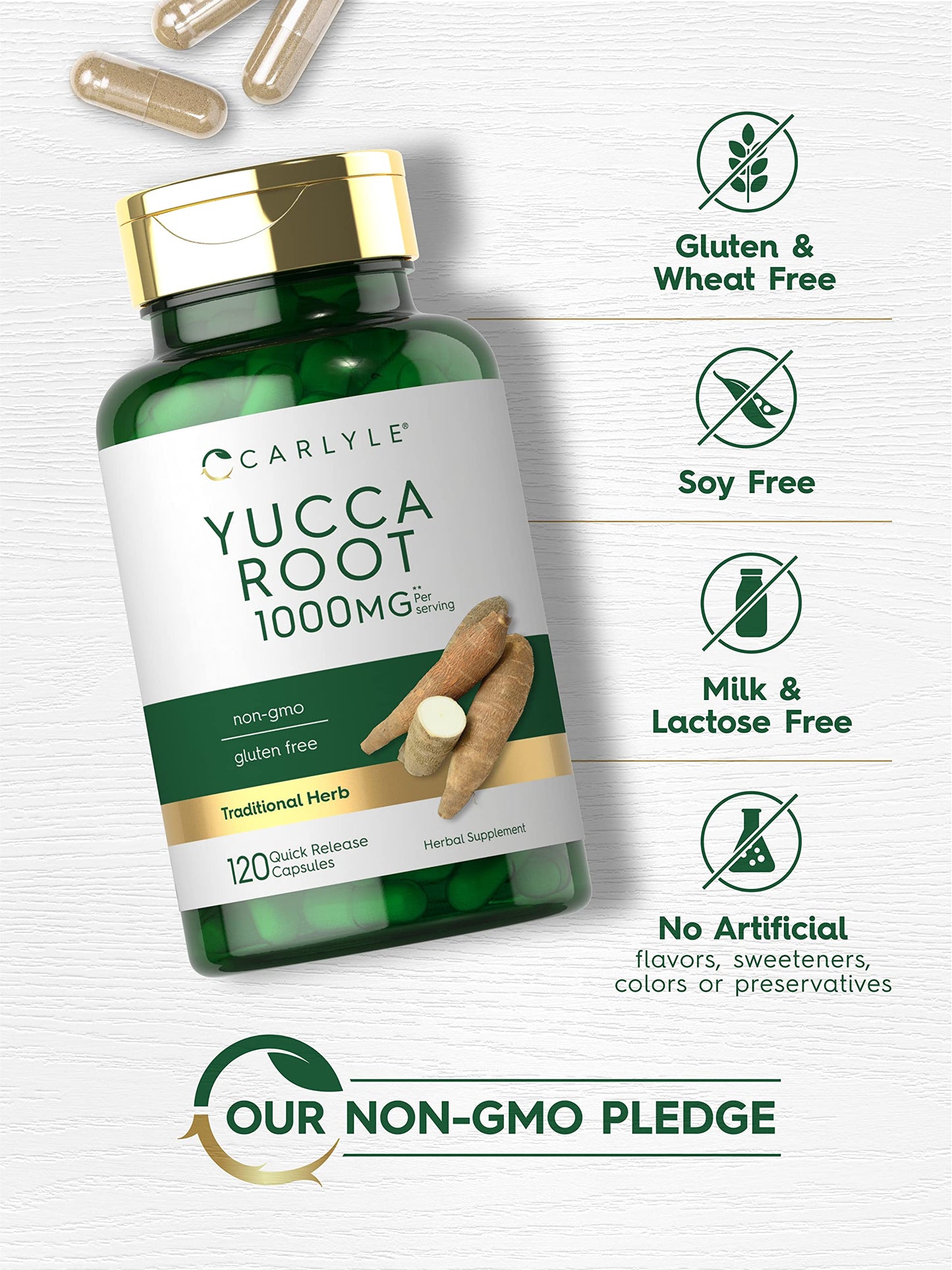 Carlyle Yucca Root Extract 120 Capsules